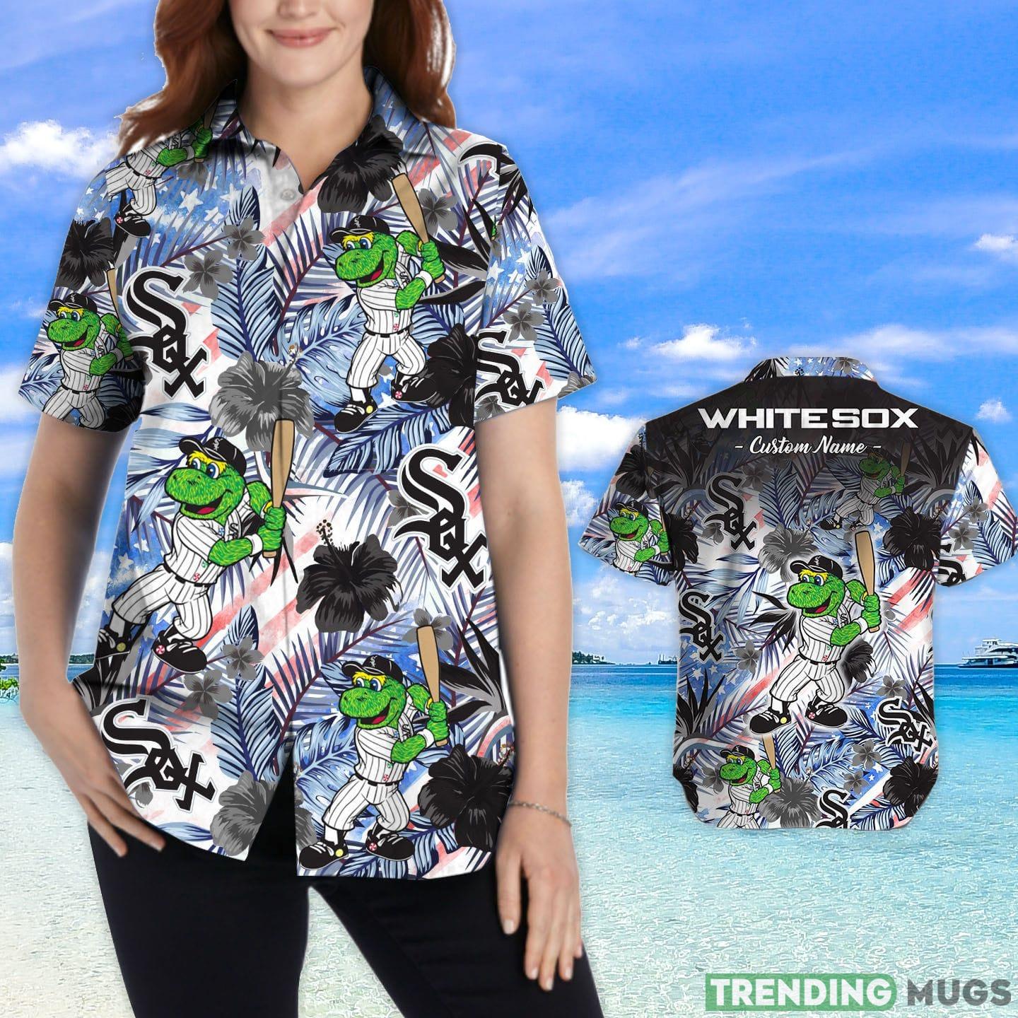 Chicago White Sox Tropical Floral Custom Name Aloha Hawaiian Shirt Hawaiian Shirt Chicago White Sox Tropical Floral Custom Name Aloha Hawaiian Shirt Hawaiian Shirt