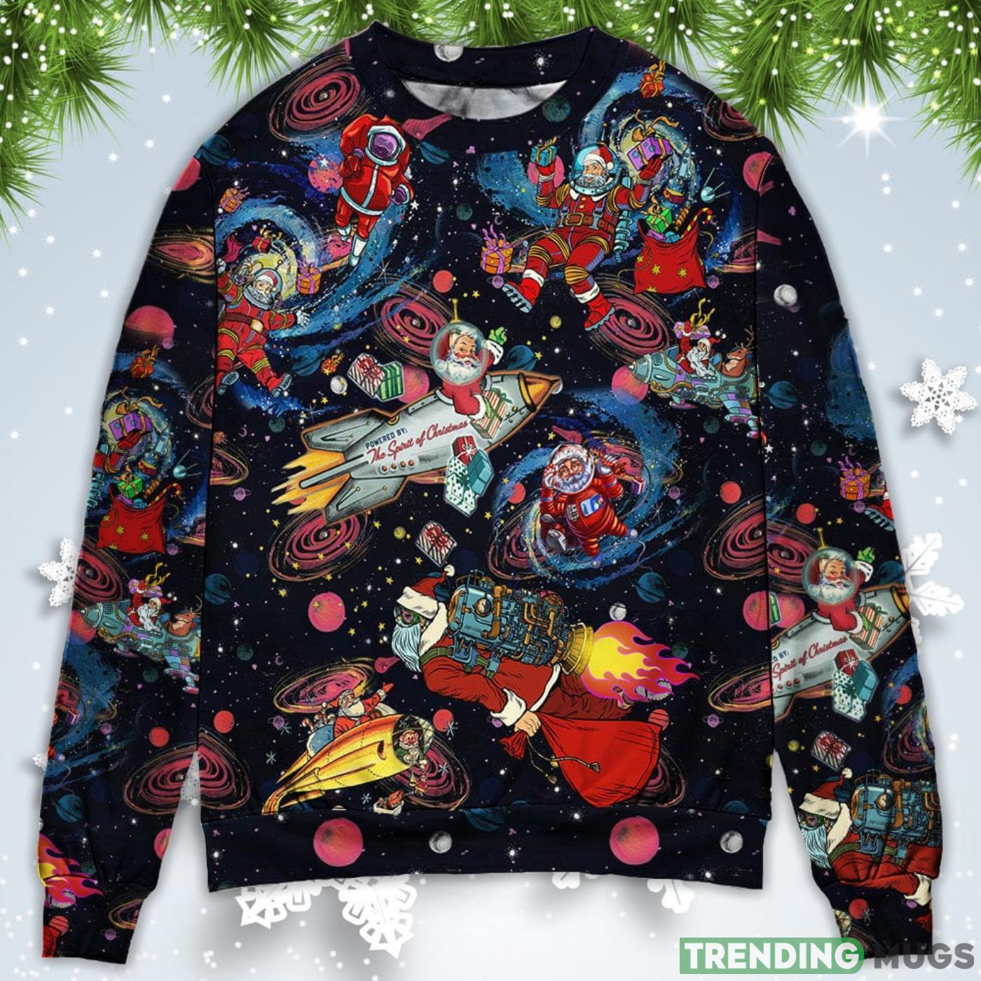 Chrismas Santa In The Space Christmas Sweatshirt Sweater Sweater Chrismas Santa In The Space Christmas Sweatshirt Sweater Sweater