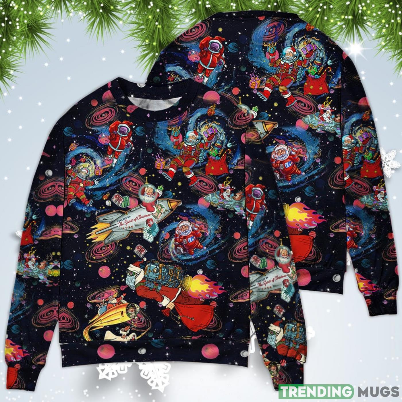 Chrismas Santa In The Space Christmas Sweatshirt Sweater Sweater Chrismas Santa In The Space Christmas Sweatshirt Sweater Sweater