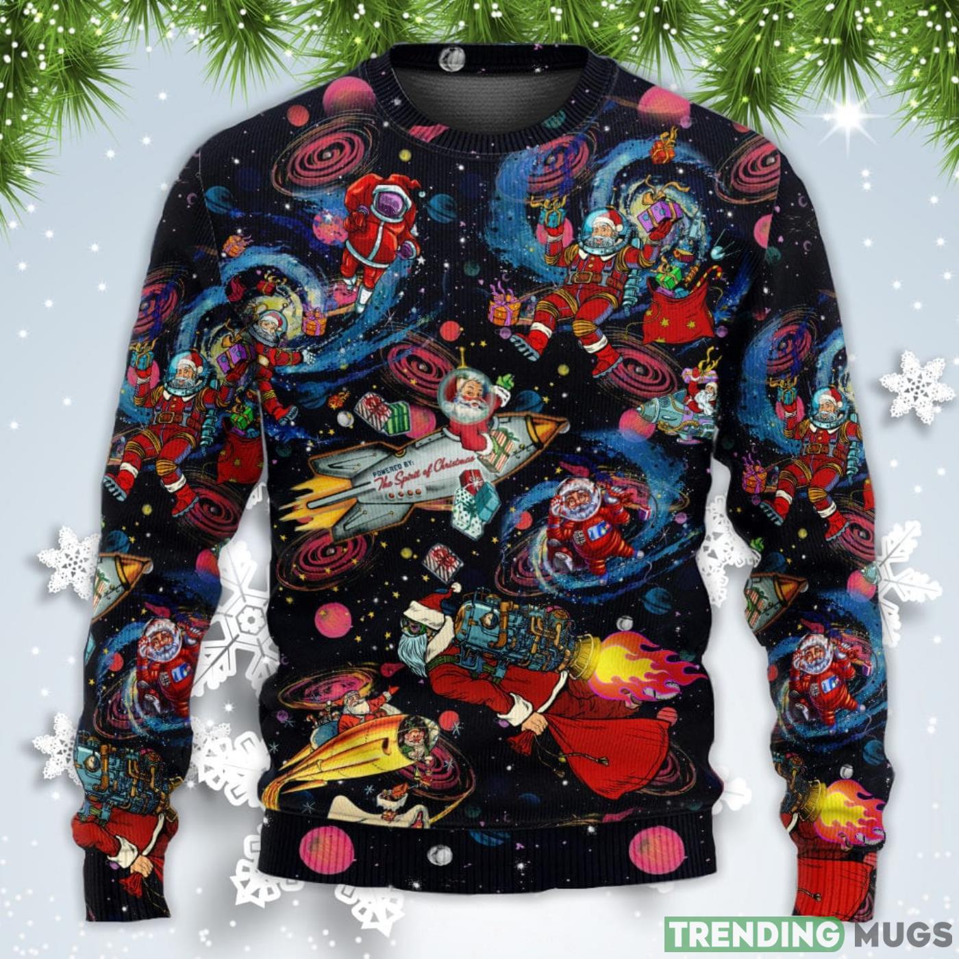 Chrismas Santa In The Space Christmas Sweatshirt Sweater Sweater Chrismas Santa In The Space Christmas Sweatshirt Sweater Sweater