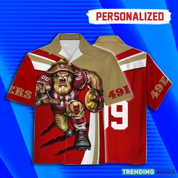 Custom Name San Francisco Ers Football Short Sleeve Hawaiian Shirt Product Photo 1