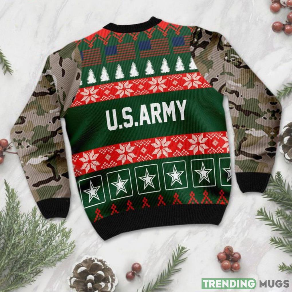 Custom Name US Army Ugly Christmas Sweater Sweater Custom Name US Army Ugly Christmas Sweater Sweater