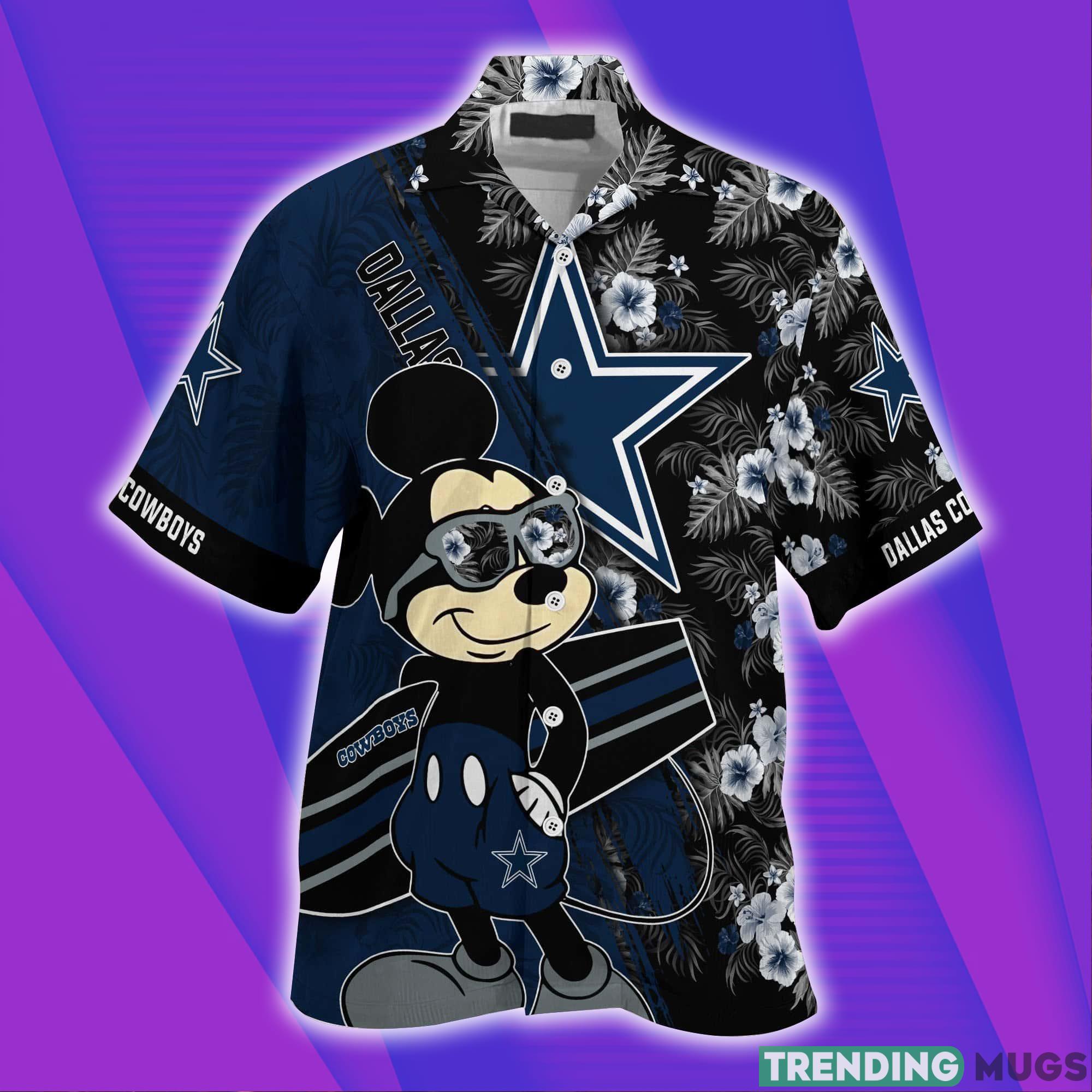Dallas Cowboys NFL With Mickey Short Sleeves Hawaiian Shirt Hawaiian Shirt Dallas Cowboys NFL With Mickey Short Sleeves Hawaiian Shirt Hawaiian Shirt