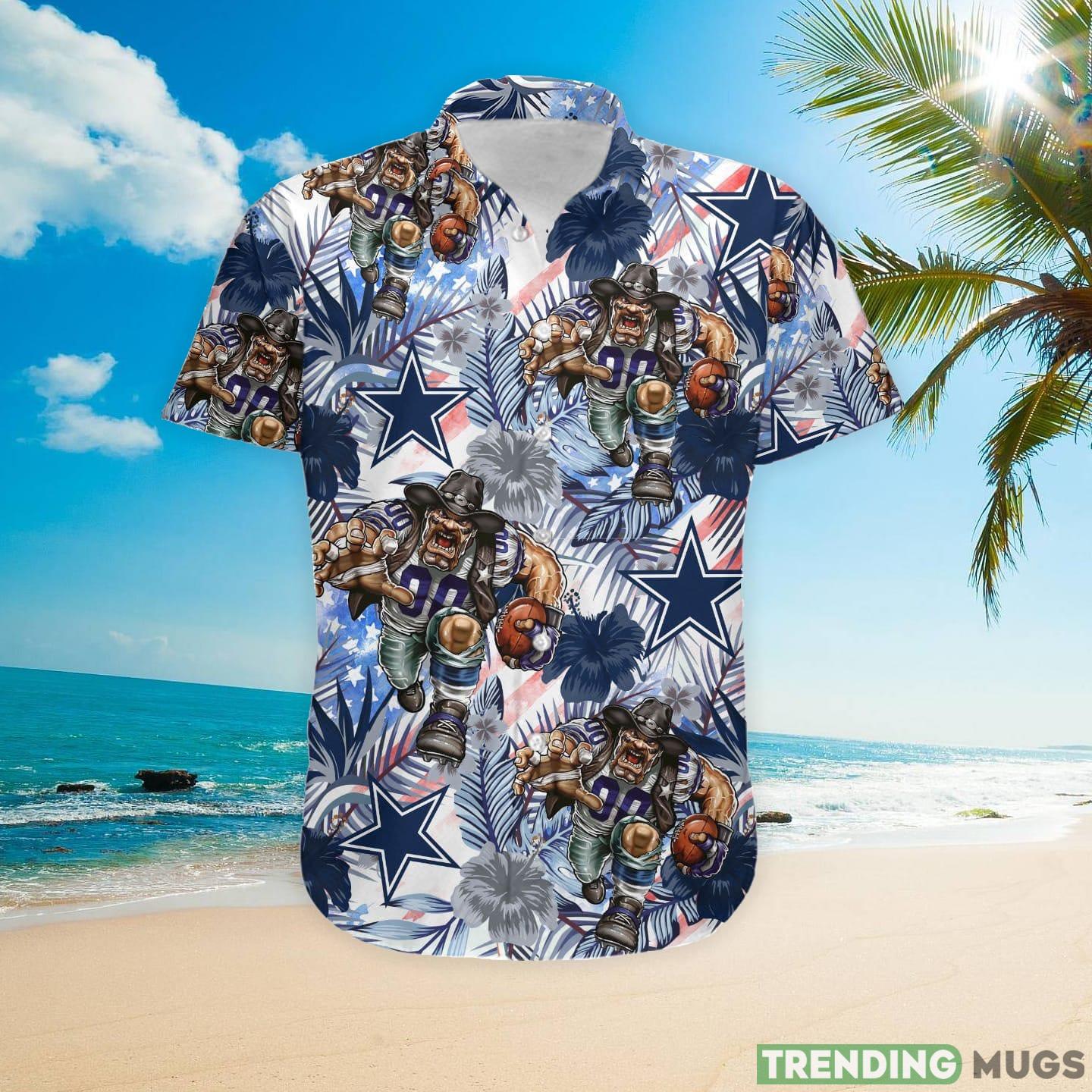 Dallas Cowboys Tropical Floral Custom Name Aloha Hawaiian Shirt Hawaiian Shirt Dallas Cowboys Tropical Floral Custom Name Aloha Hawaiian Shirt Hawaiian Shirt