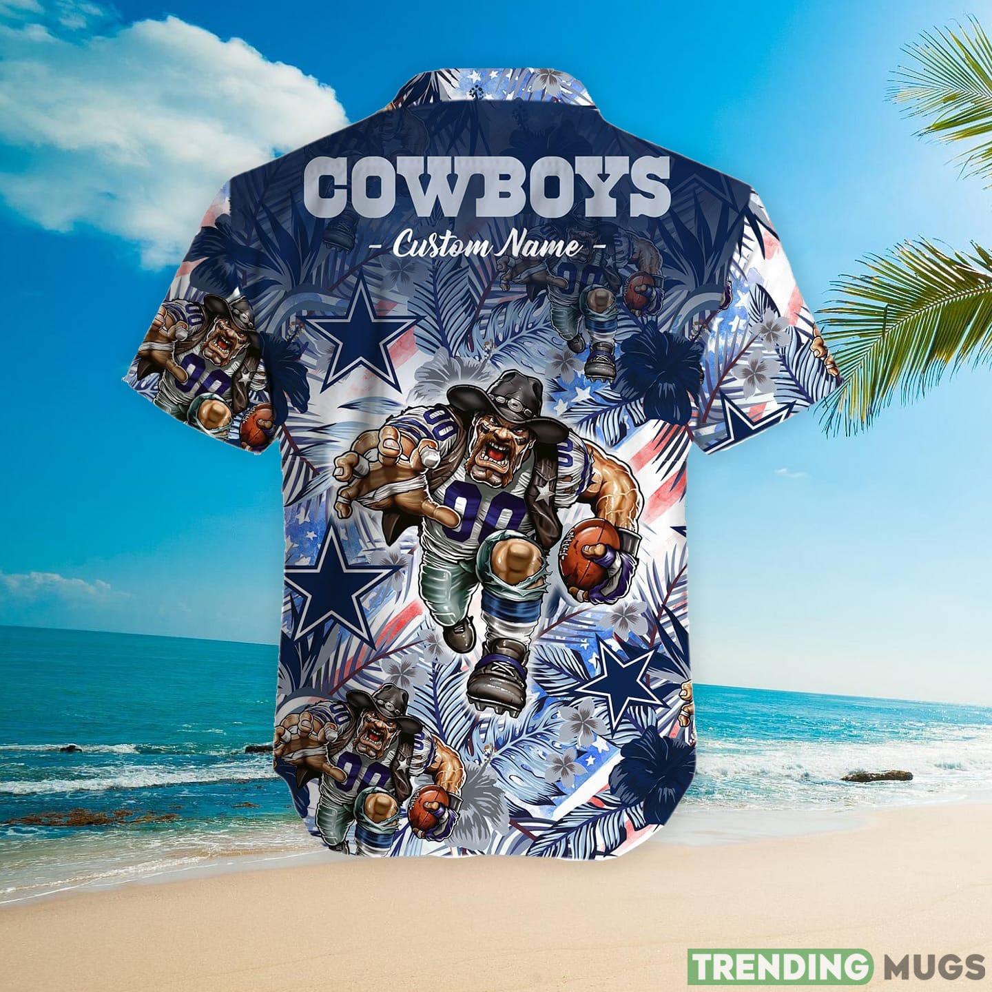 Dallas Cowboys Tropical Floral Custom Name Aloha Hawaiian Shirt Hawaiian Shirt Dallas Cowboys Tropical Floral Custom Name Aloha Hawaiian Shirt Hawaiian Shirt