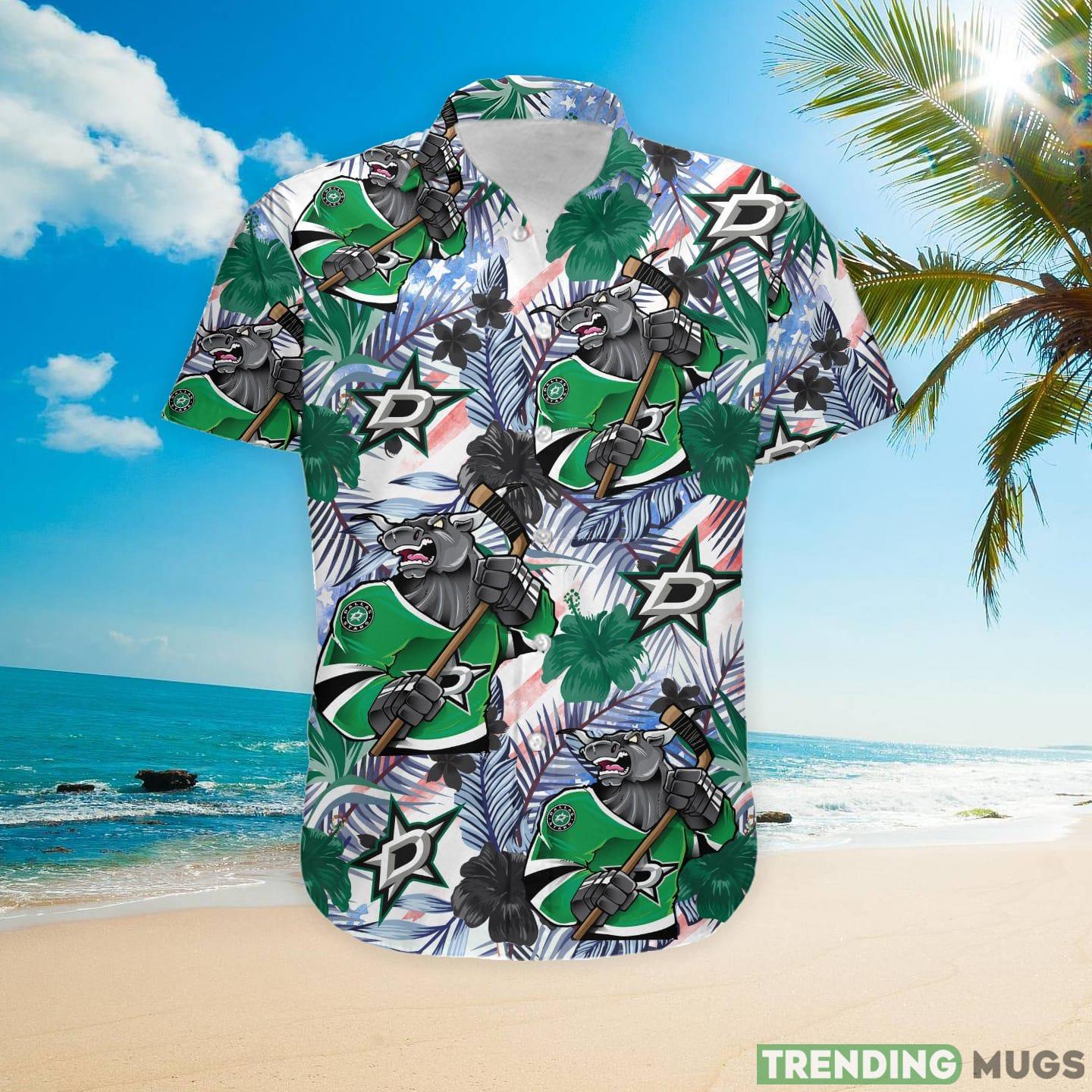 Dallas Stars Tropical Floral Custom Name Aloha Hawaiian Shirt Hawaiian Shirt Dallas Stars Tropical Floral Custom Name Aloha Hawaiian Shirt Hawaiian Shirt