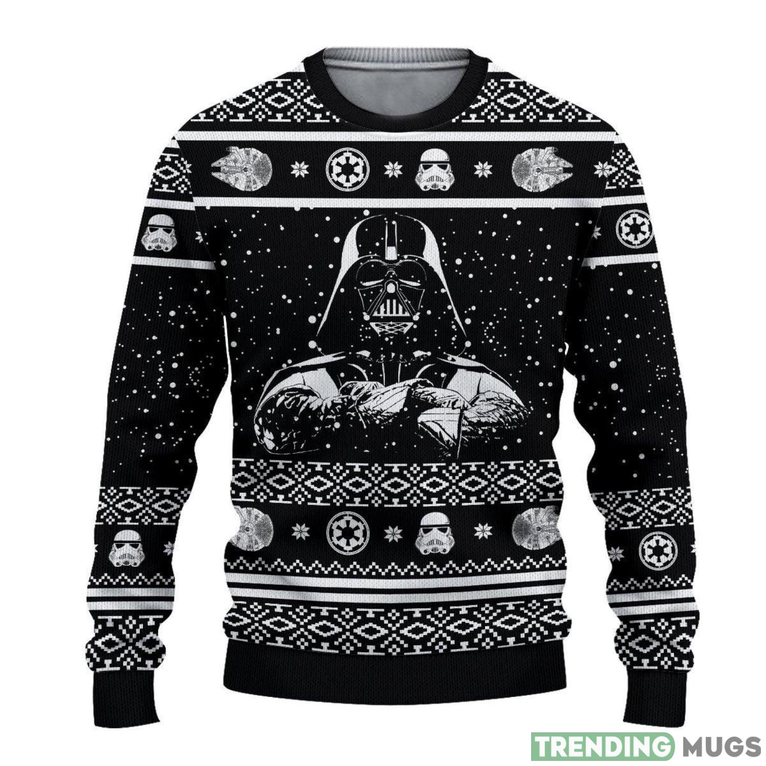 Darth Vader Black Ugly Christmas Sweater Product Photo 1 Darth Vader Black Ugly Christmas Sweater Product Photo 1