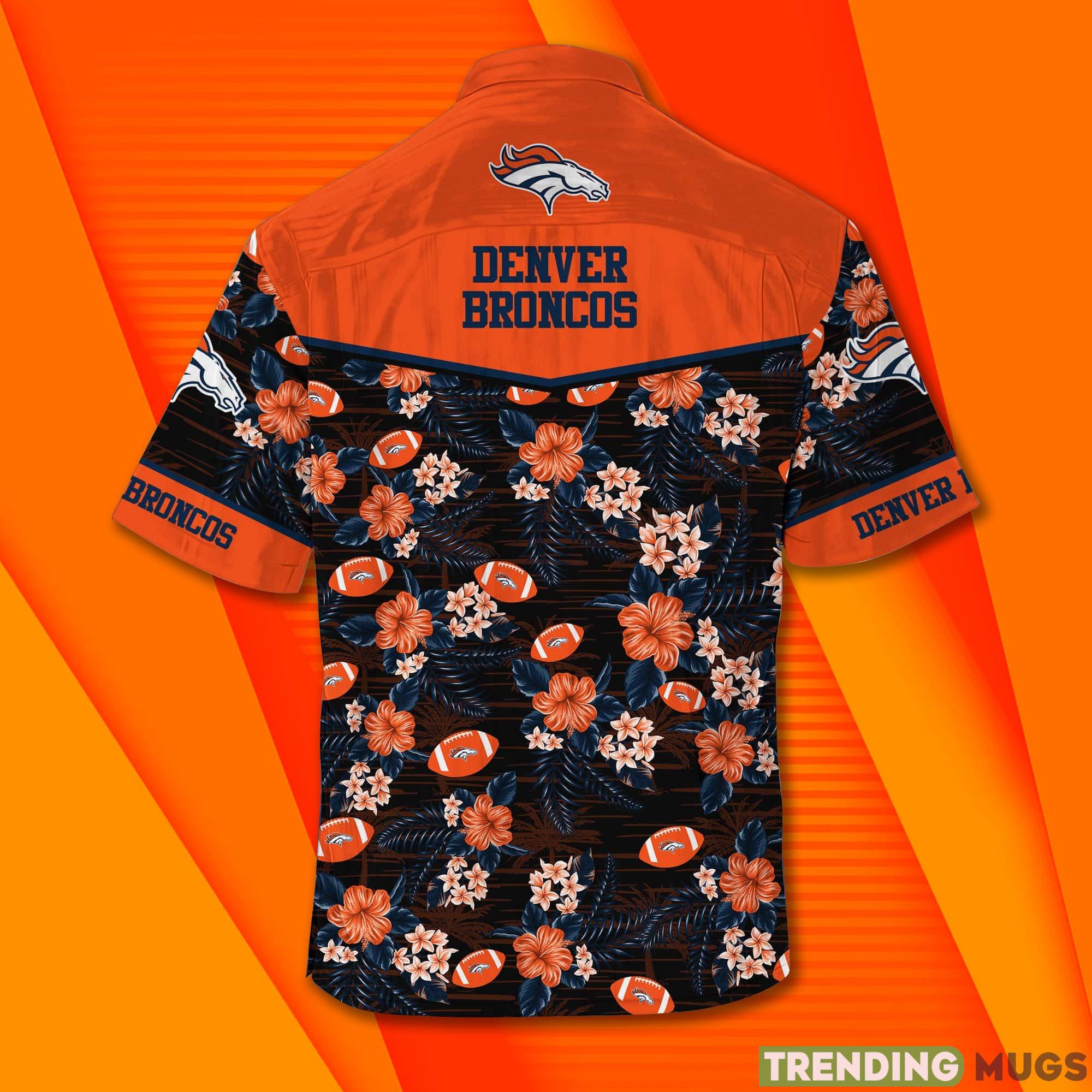Denver Broncos NFL Family & Football Short Sleeves Hawaiian Shirt Hawaiian Shirt Denver Broncos NFL Family & Football Short Sleeves Hawaiian Shirt Hawaiian Shirt