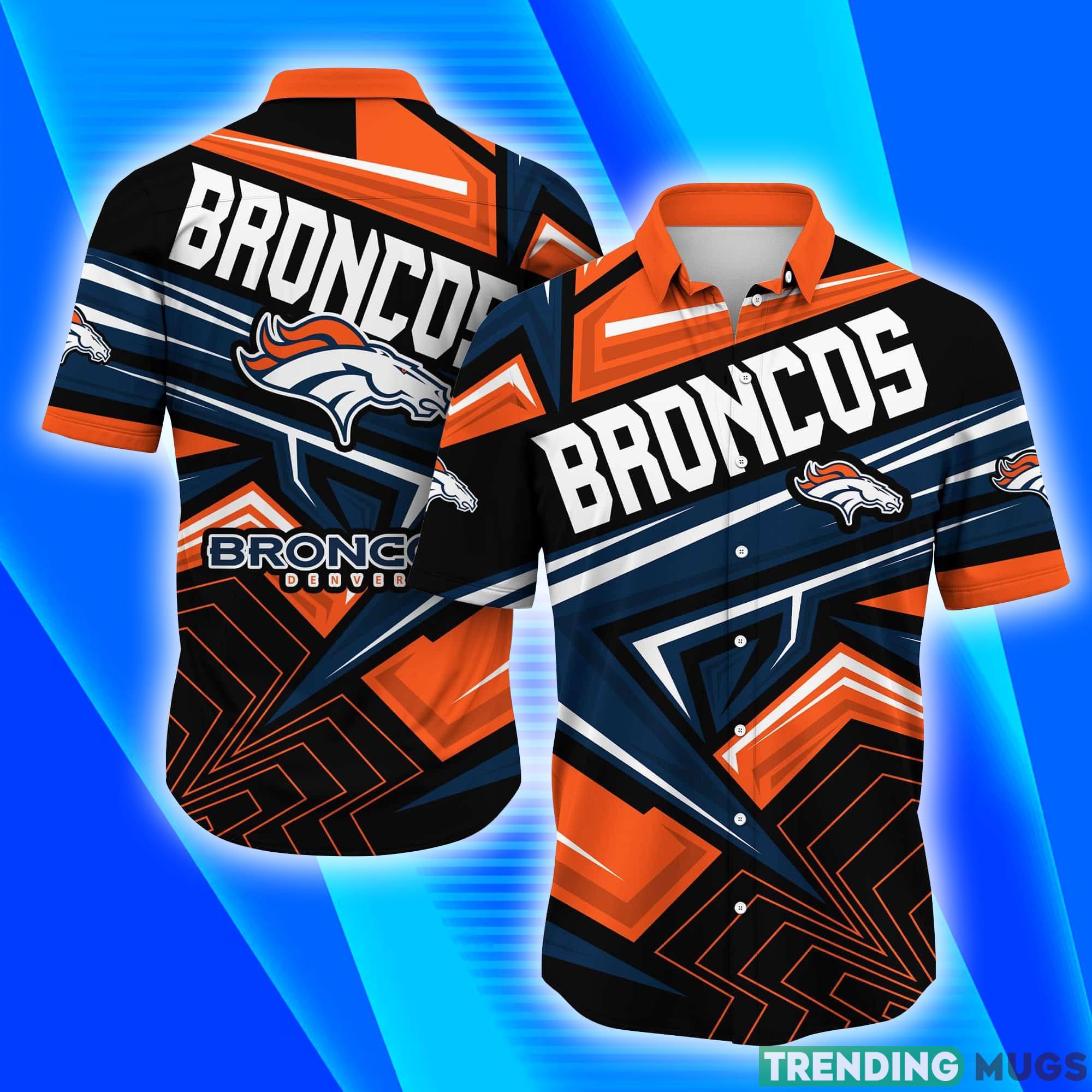 Denver Broncos NFL Full Print Short Sleeves Hawaiian Shirt Product Photo 1 Denver Broncos NFL Full Print Short Sleeves Hawaiian Shirt Product Photo 1