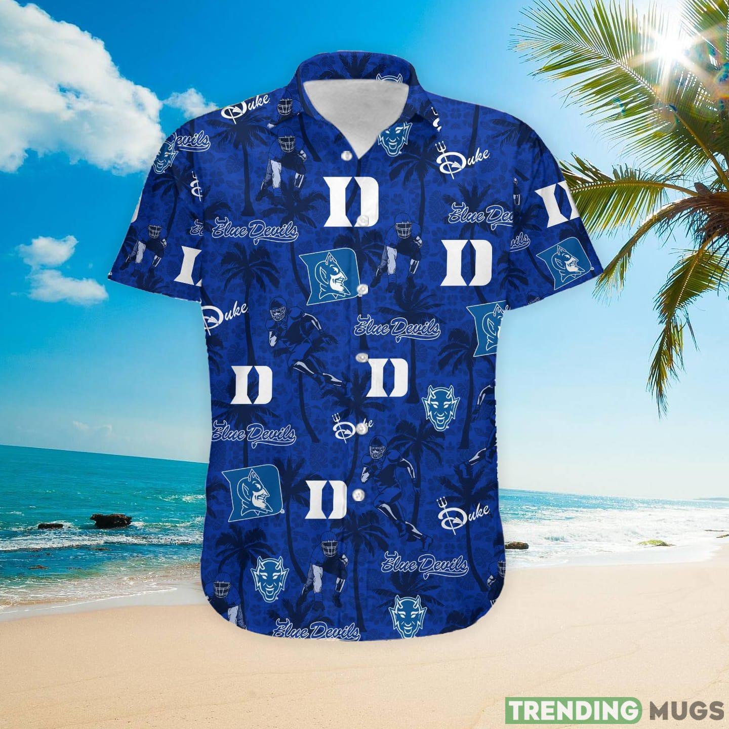 Duke Blue Devils Tropical Beach Coconut Tree Hawaiian Shirt Hawaiian Shirt Duke Blue Devils Tropical Beach Coconut Tree Hawaiian Shirt Hawaiian Shirt