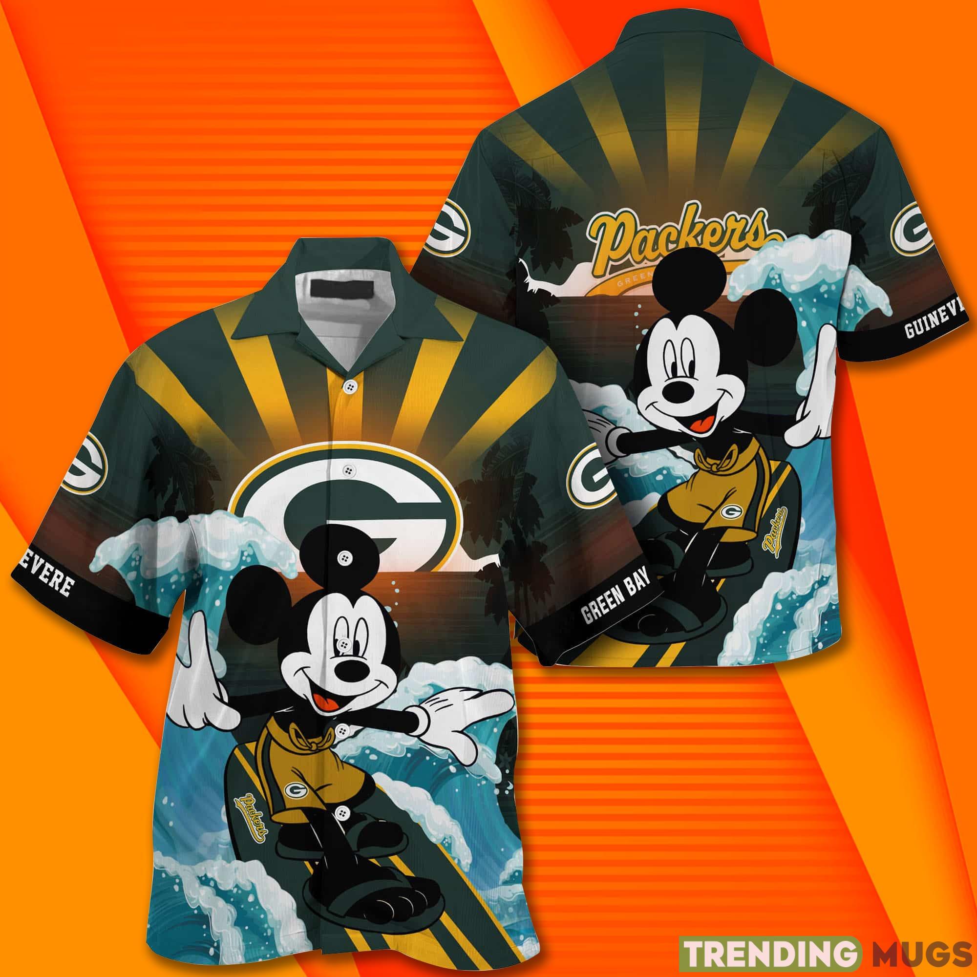 Green Bay Packers NFL Custom Name Hawaiian Shirt Hawaiian Shirt Green Bay Packers NFL Custom Name Hawaiian Shirt Hawaiian Shirt
