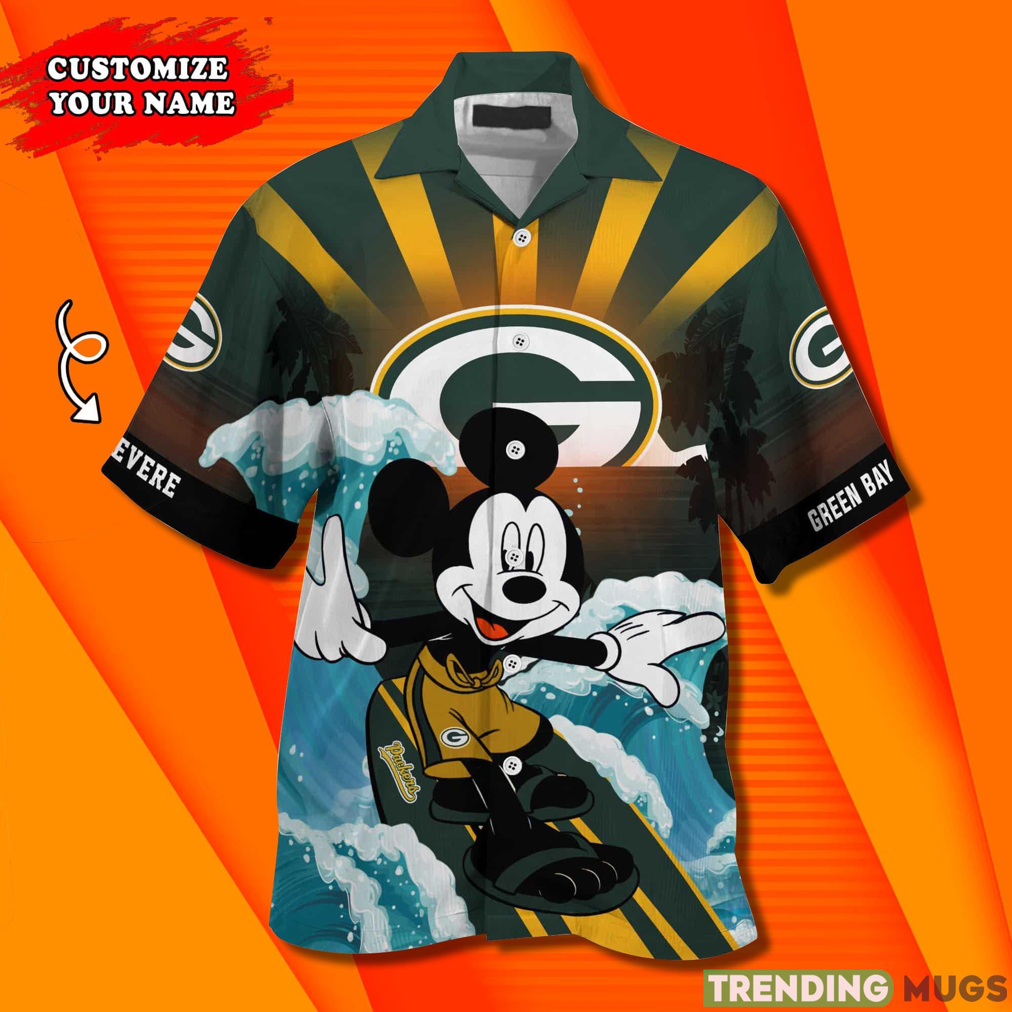 Green Bay Packers NFL Custom Name Hawaiian Shirt Hawaiian Shirt Green Bay Packers NFL Custom Name Hawaiian Shirt Hawaiian Shirt