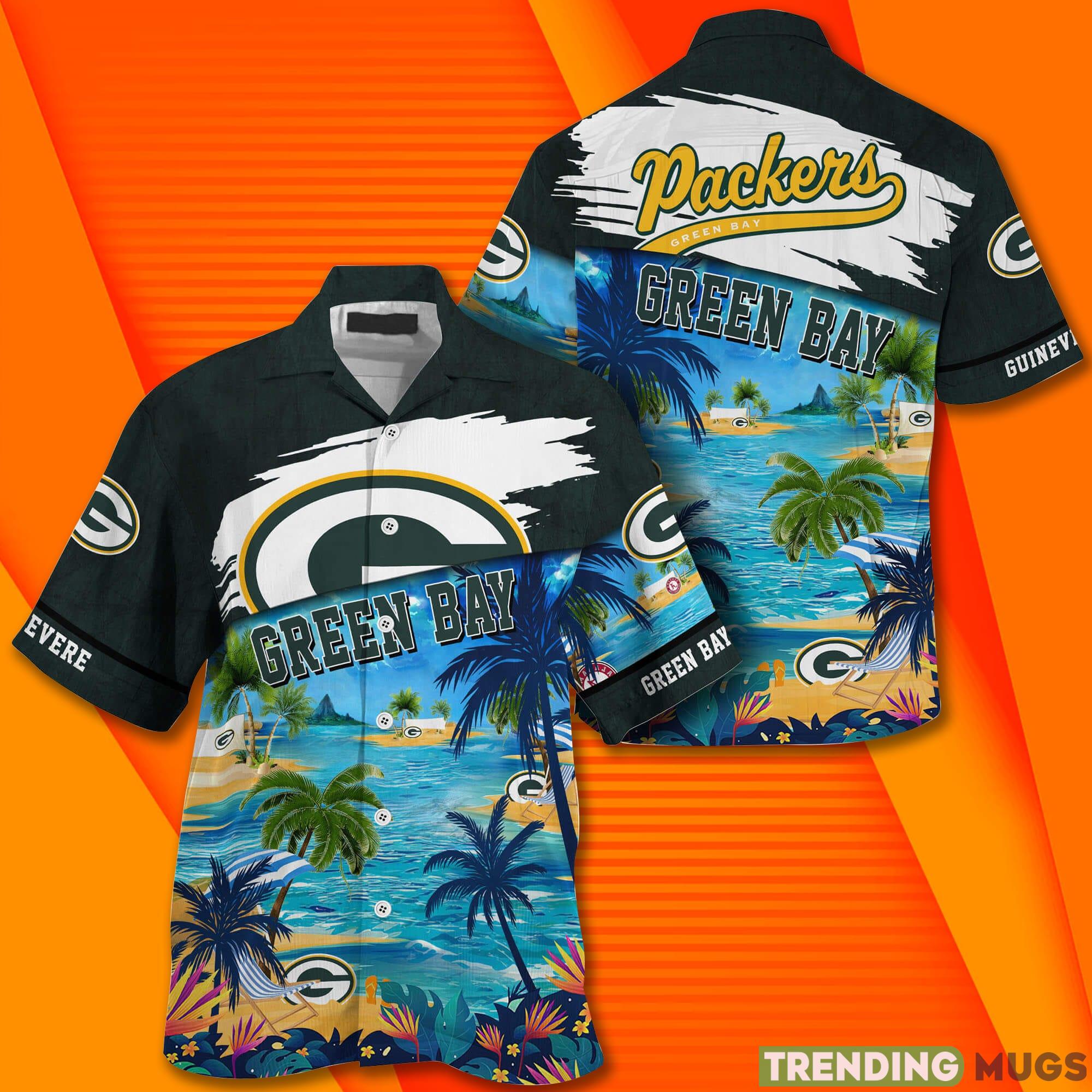 Green Bay Packers NFL Trending Custom Name Short Sleeves Hawaiian Shirt Product Photo 1 Green Bay Packers NFL Trending Custom Name Short Sleeves Hawaiian Shirt Product Photo 1