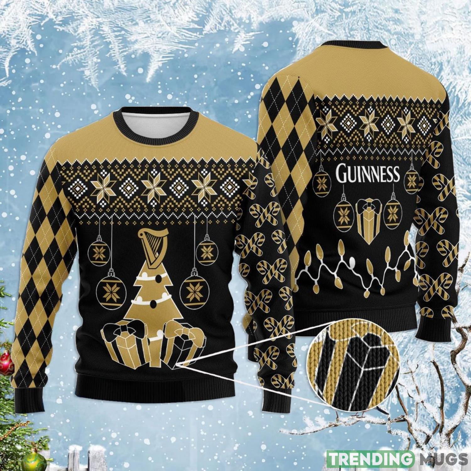 Guinness Beer Christmas Gift Ugly Christmas Sweater Product Photo 1 Guinness Beer Christmas Gift Ugly Christmas Sweater Product Photo 1