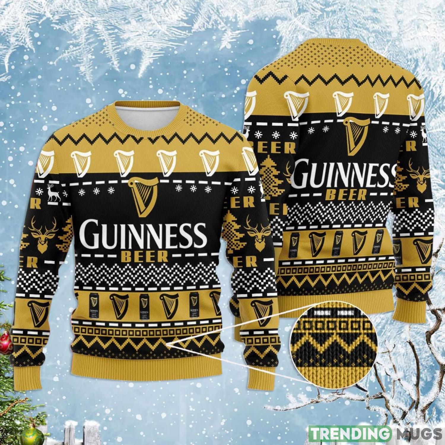 Guinness Beer Fans Ugly Christmas Sweater Product Photo 1 Guinness Beer Fans Ugly Christmas Sweater Product Photo 1