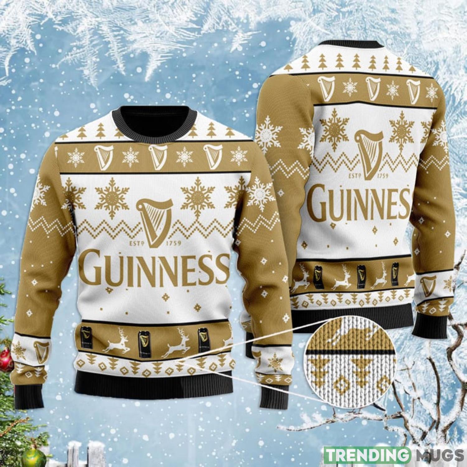 Guinness Lover Ugly Christmas Sweater Product Photo 1 Guinness Lover Ugly Christmas Sweater Product Photo 1