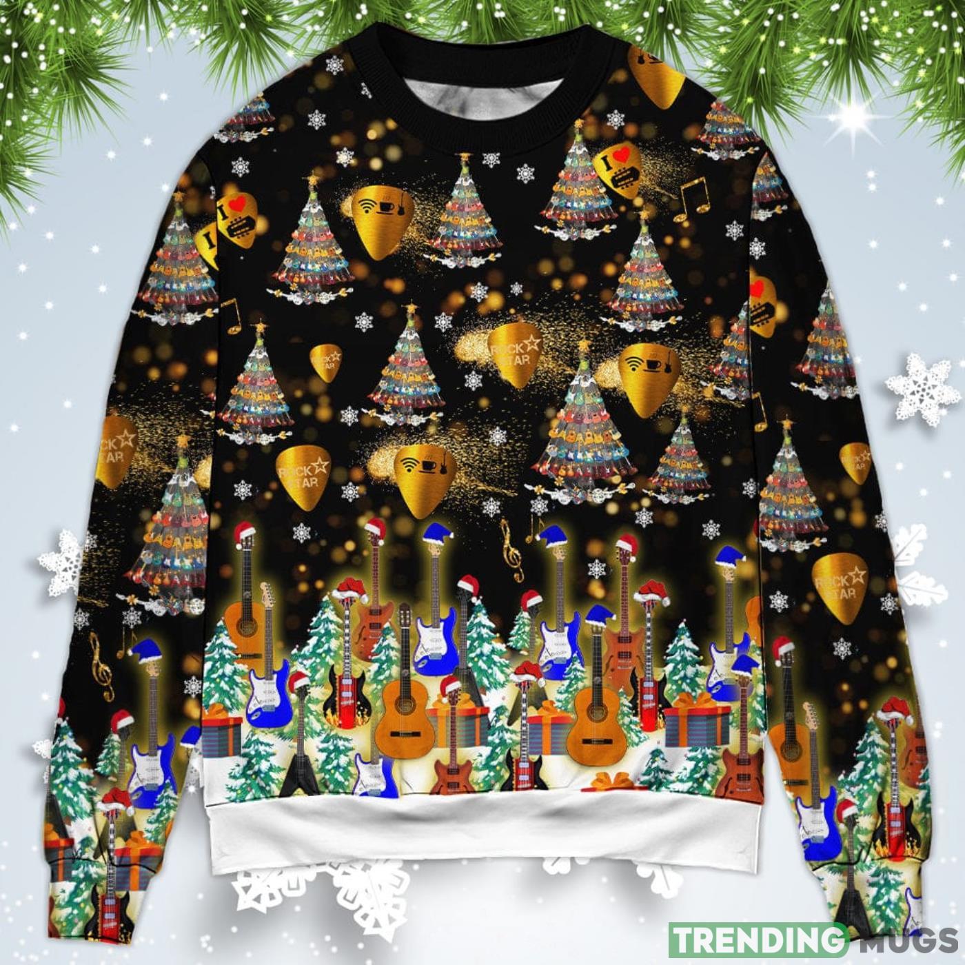 Guitar Yes I Speak Guitar Christmas Sweatshirt Sweater Sweater Guitar Yes I Speak Guitar Christmas Sweatshirt Sweater Sweater