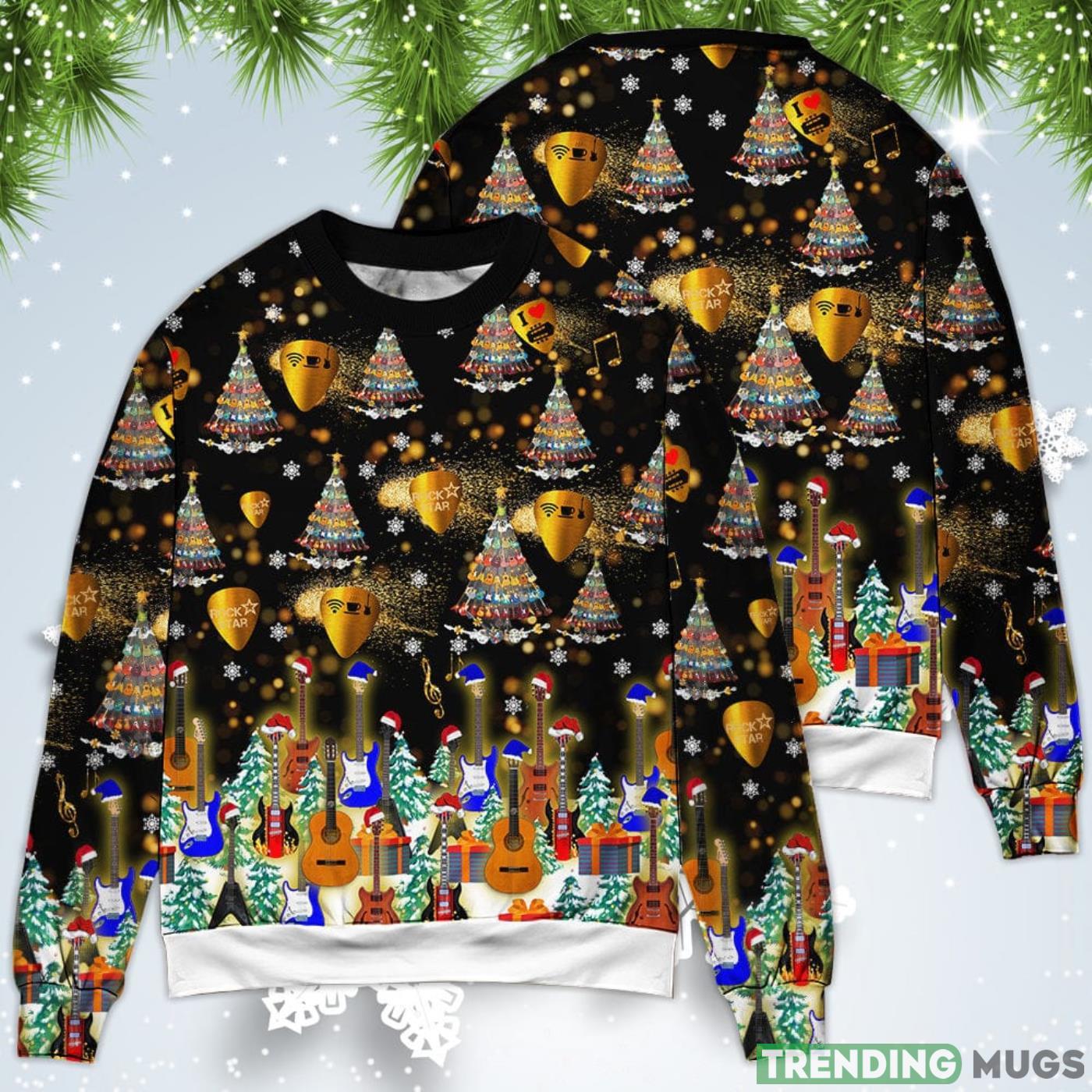 Guitar Yes I Speak Guitar Christmas Sweatshirt Sweater Sweater Guitar Yes I Speak Guitar Christmas Sweatshirt Sweater Sweater