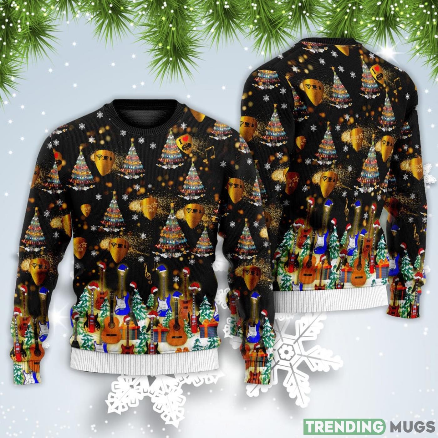 Guitar Yes I Speak Guitar Christmas Sweatshirt Sweater Sweater Guitar Yes I Speak Guitar Christmas Sweatshirt Sweater Sweater