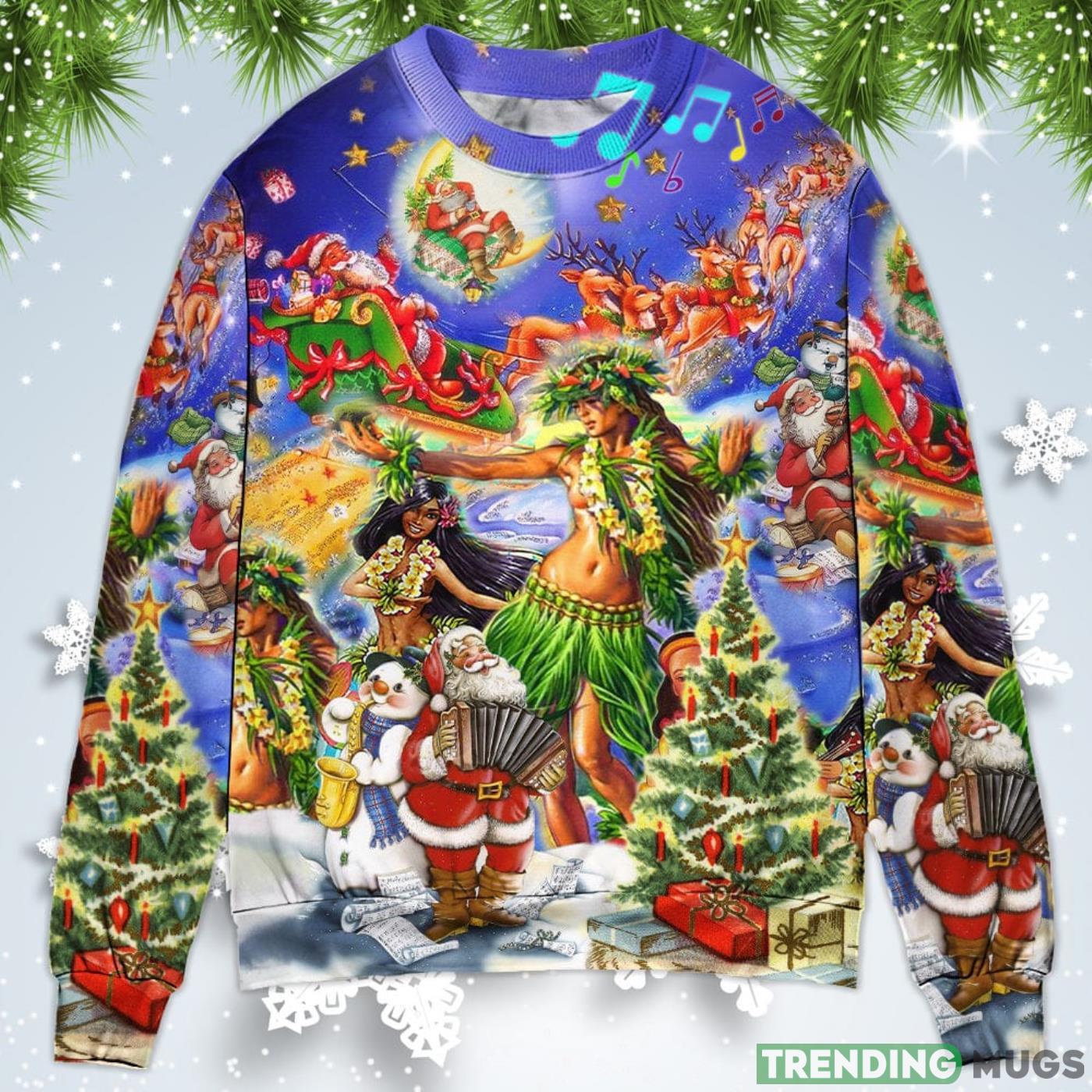 Hawaii The Aloha Merry Christmas Sweatshirt Sweater Product Photo 1 Hawaii The Aloha Merry Christmas Sweatshirt Sweater Product Photo 1
