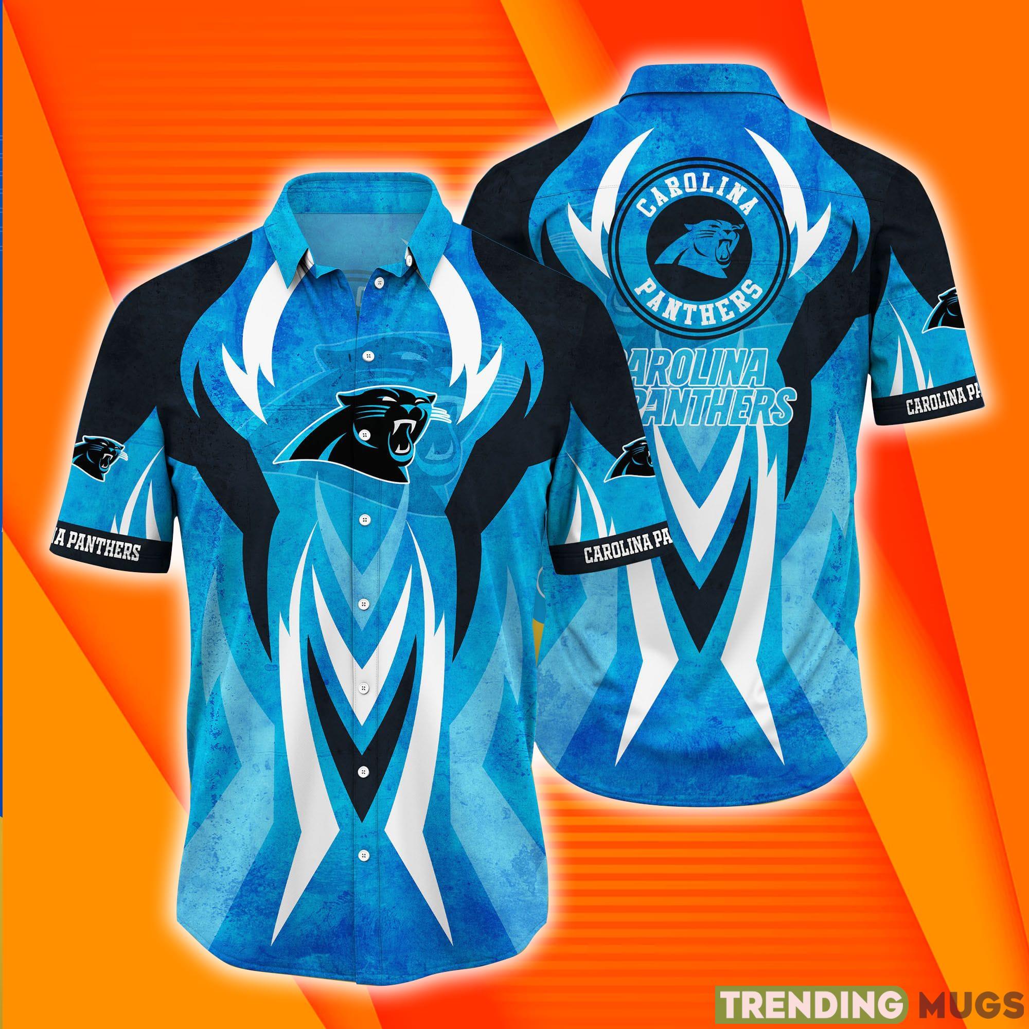 Hot Trending Carolina Panthers NFL Short Sleeves Hawaiian Shirt Product Photo 1 Hot Trending Carolina Panthers NFL Short Sleeves Hawaiian Shirt Product Photo 1