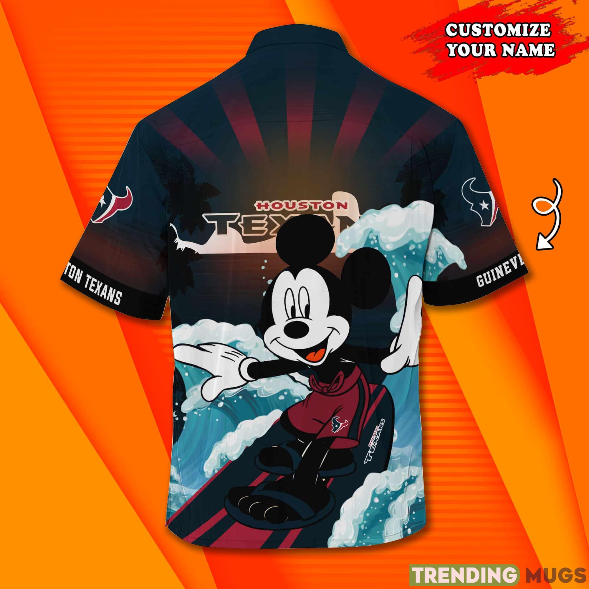 Houston Texans NFL Custom Name Hawaiian Shirt Product Photo 1 Houston Texans NFL Custom Name Hawaiian Shirt Product Photo 1