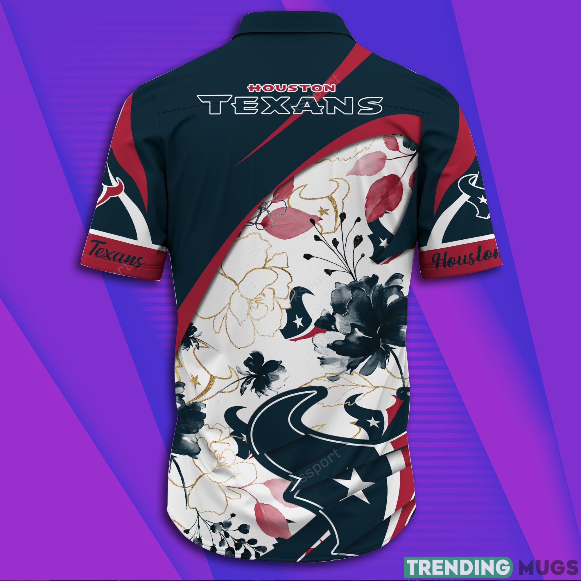 Houston Texans NFL Short Sleeve Aloha Hawaiian Shirt Hawaiian Shirt Houston Texans NFL Short Sleeve Aloha Hawaiian Shirt Hawaiian Shirt