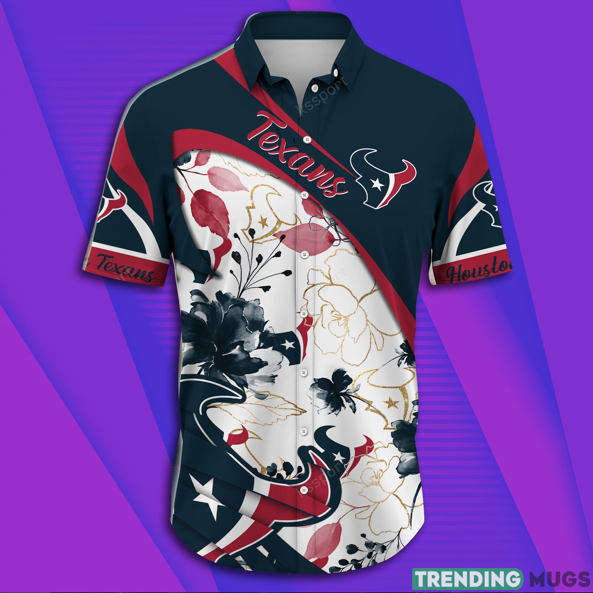 Houston Texans NFL Short Sleeve Aloha Hawaiian Shirt Hawaiian Shirt Houston Texans NFL Short Sleeve Aloha Hawaiian Shirt Hawaiian Shirt