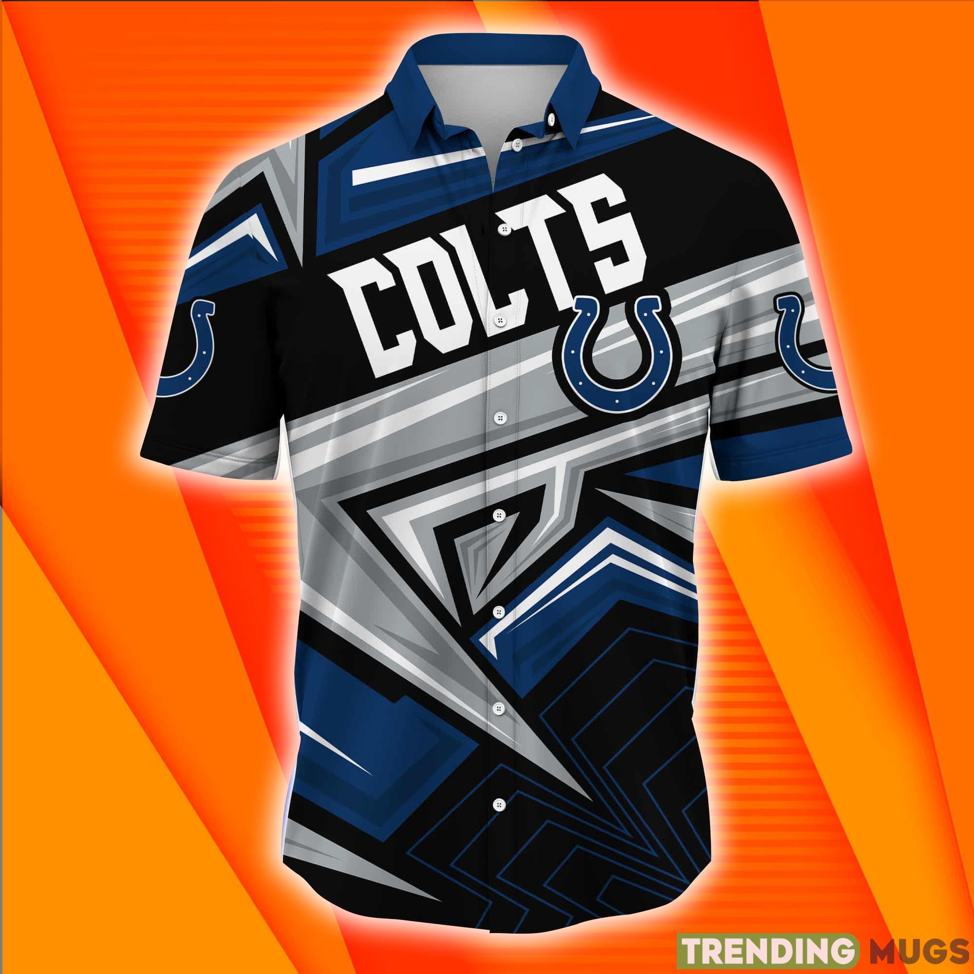 Indianapolis Colts NFL Full Print Short Sleeves Hawaiian Shirt Hawaiian Shirt Indianapolis Colts NFL Full Print Short Sleeves Hawaiian Shirt Hawaiian Shirt