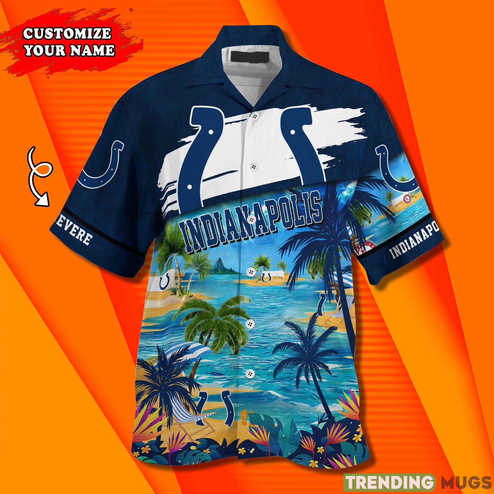 Indianapolis Colts NFL Trending Personalized Short Sleeves Hawaiian Shirt Hawaiian Shirt Indianapolis Colts NFL Trending Personalized Short Sleeves Hawaiian Shirt Hawaiian Shirt