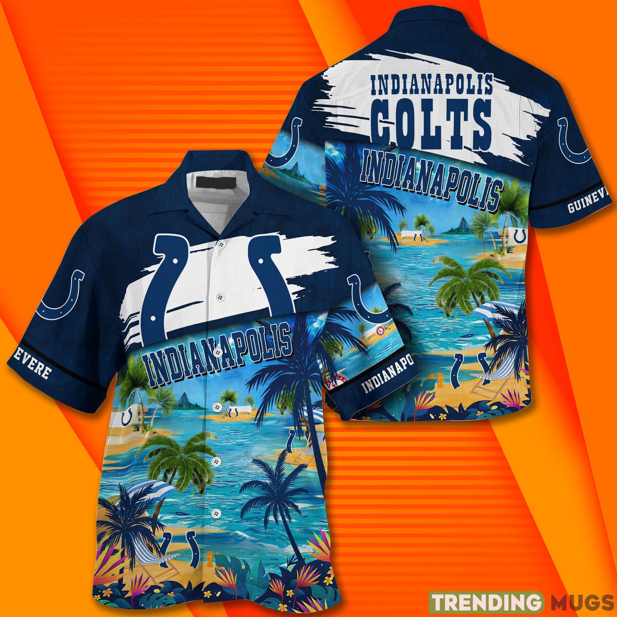 Indianapolis Colts NFL Trending Personalized Short Sleeves Hawaiian Shirt Product Photo 1 Indianapolis Colts NFL Trending Personalized Short Sleeves Hawaiian Shirt Product Photo 1