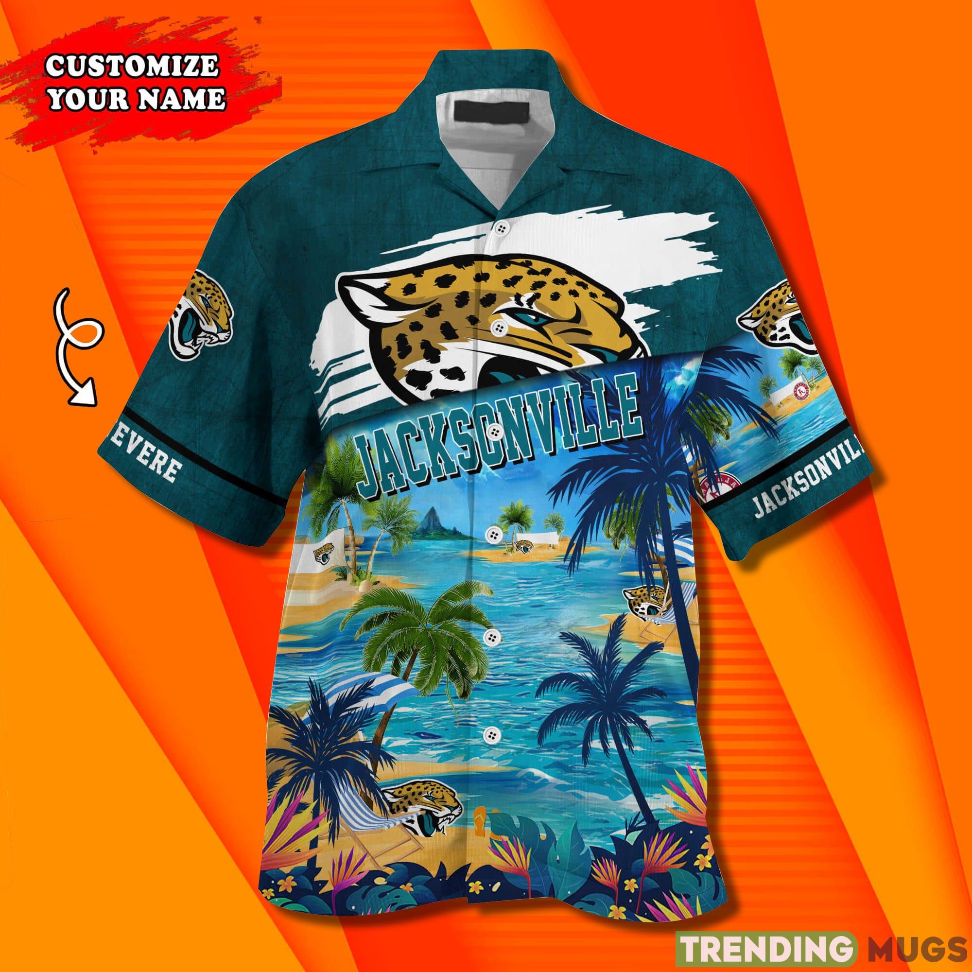 Jacksonville Jaguars NFL Trending Personalized Short Sleeves Hawaiian Shirt Hawaiian Shirt Jacksonville Jaguars NFL Trending Personalized Short Sleeves Hawaiian Shirt Hawaiian Shirt