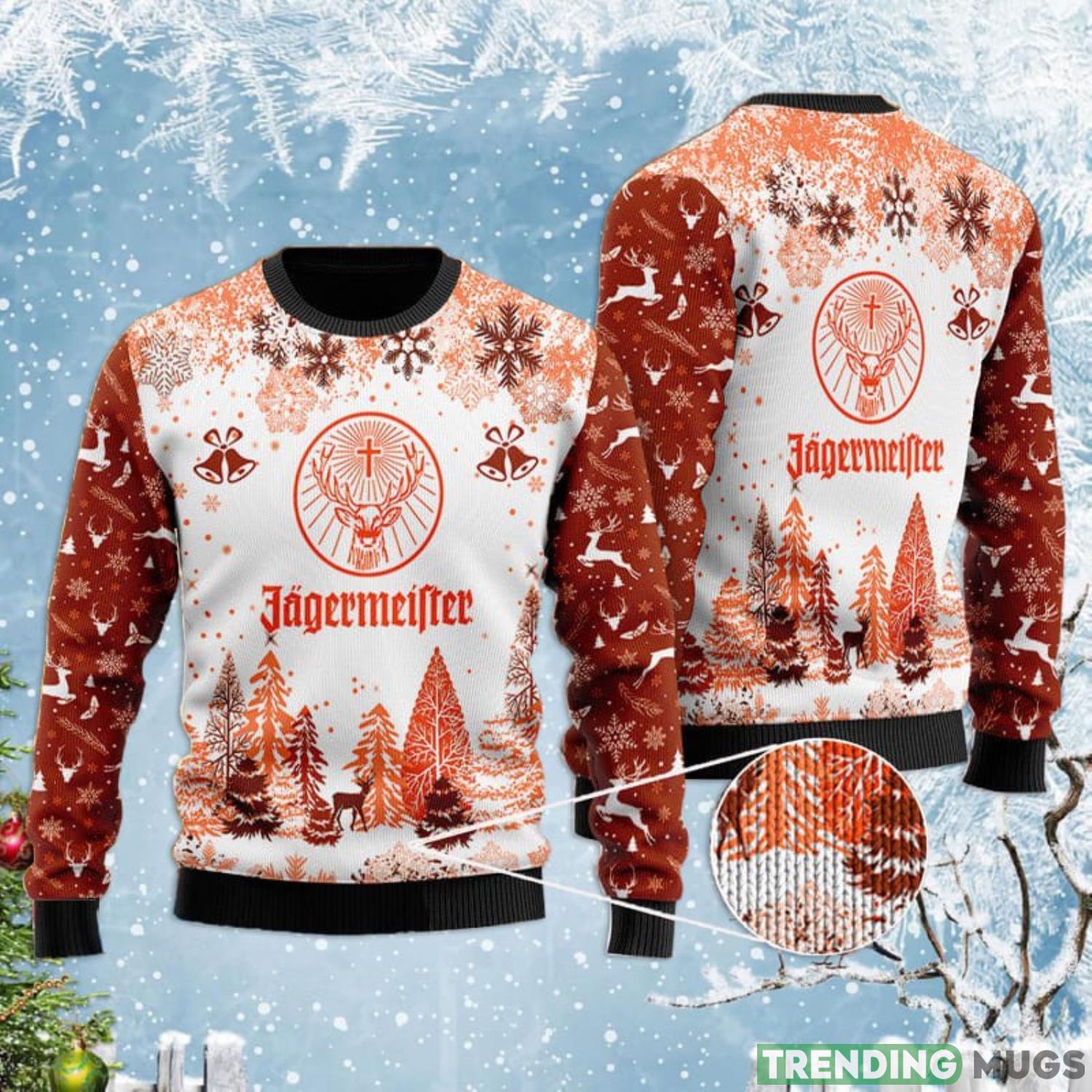 Jagermeister Ugly Christmas Sweater Product Photo 1 Jagermeister Ugly Christmas Sweater Product Photo 1
