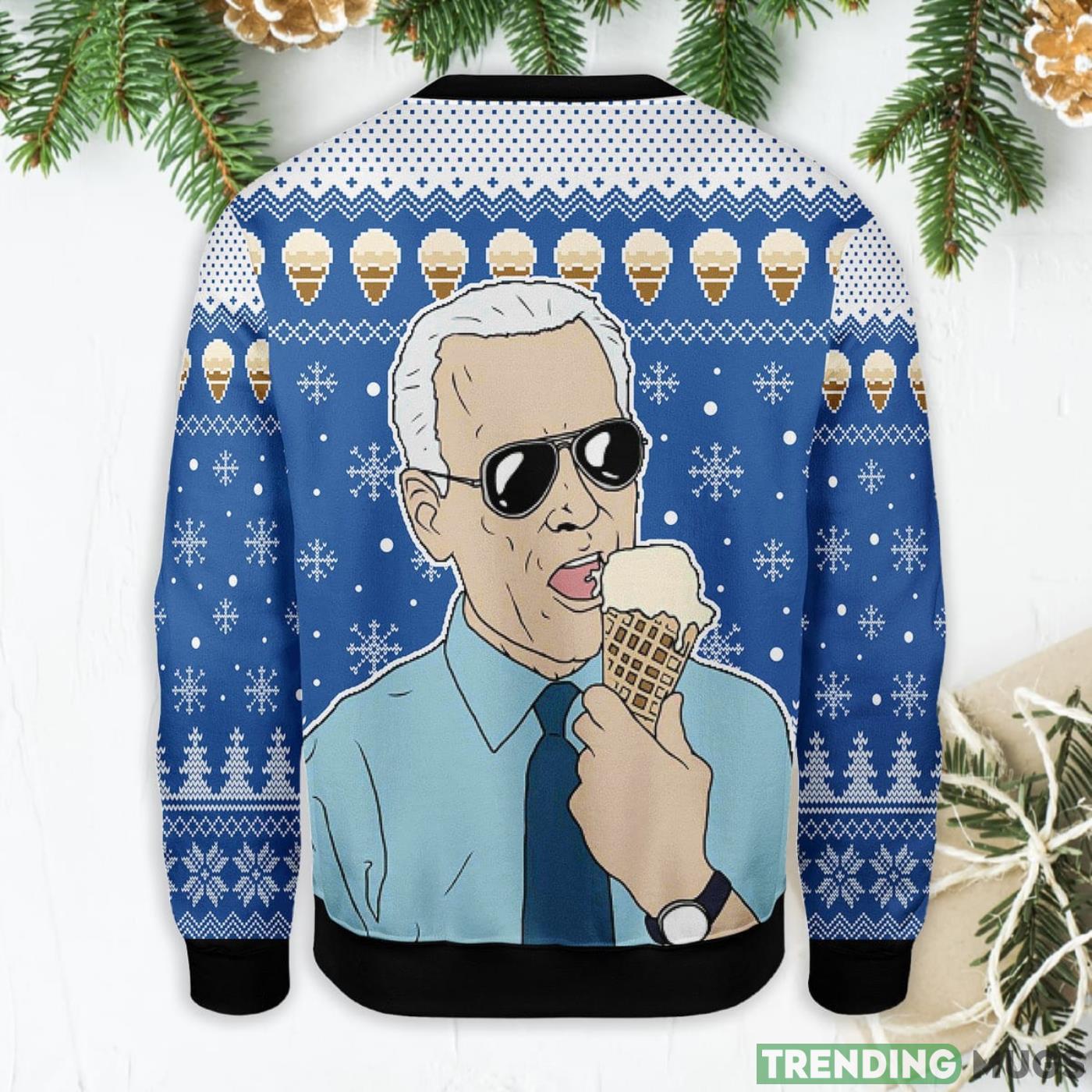Joe Loves Ice Cream Ugly Christmas Sweater Sweater Joe Loves Ice Cream Ugly Christmas Sweater Sweater