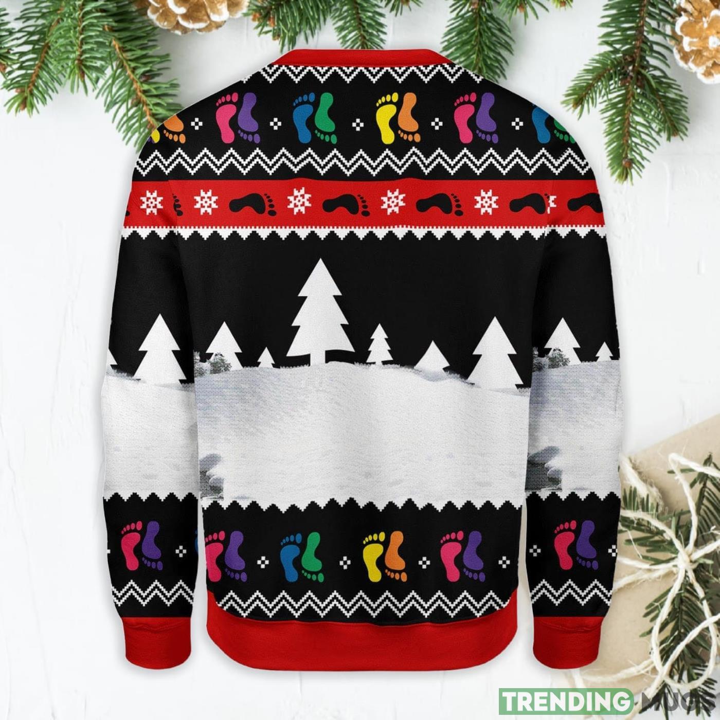 LGBT Bigfoot Ugly Christmas Sweater Sweater LGBT Bigfoot Ugly Christmas Sweater Sweater