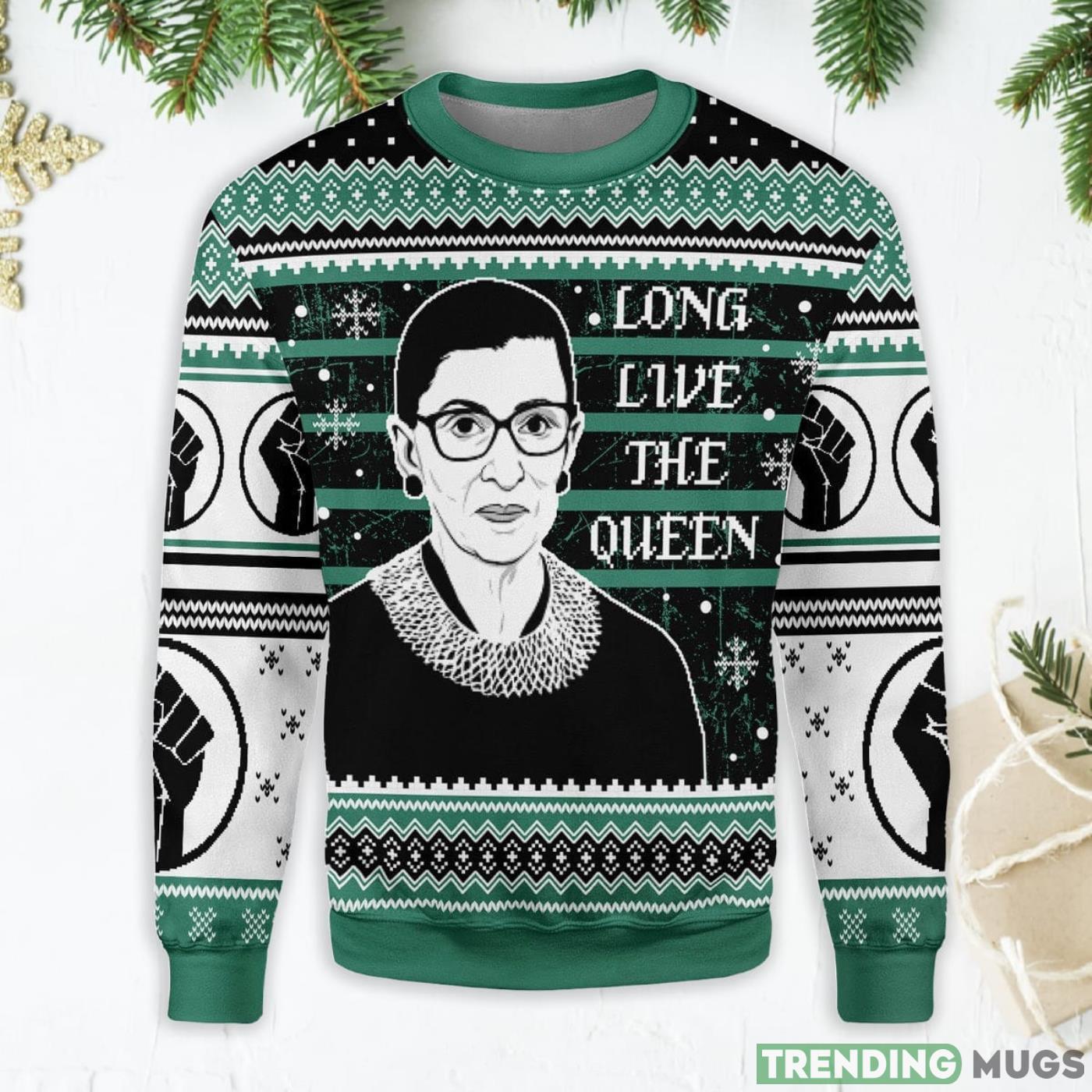 Long Live The Queen BLM Ugly Christmas Sweater Product Photo 1 Long Live The Queen BLM Ugly Christmas Sweater Product Photo 1