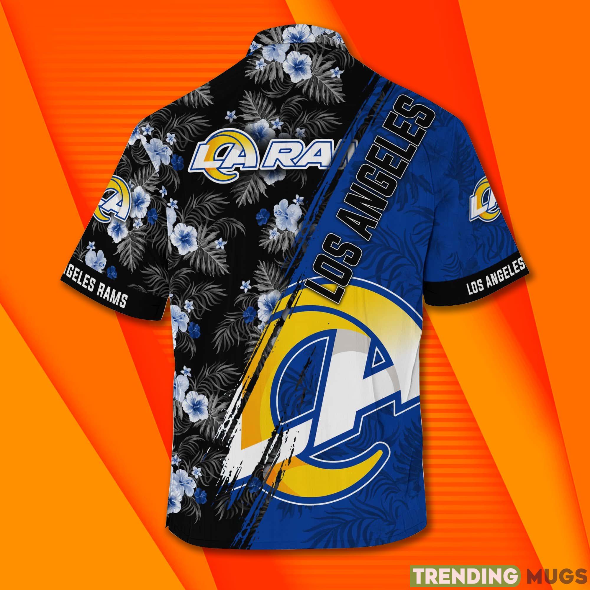 Los Angeles Rams NFL All Over Print Short Sleeves Hawaiian Shirt Product Photo 1 Los Angeles Rams NFL All Over Print Short Sleeves Hawaiian Shirt Product Photo 1