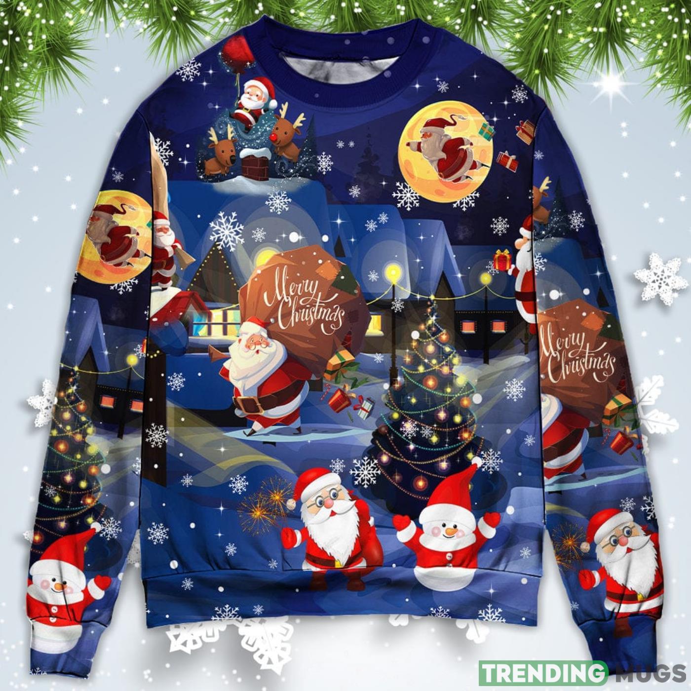 Love Santa And Gifts Christmas Sweatshirt Sweater Sweater Love Santa And Gifts Christmas Sweatshirt Sweater Sweater