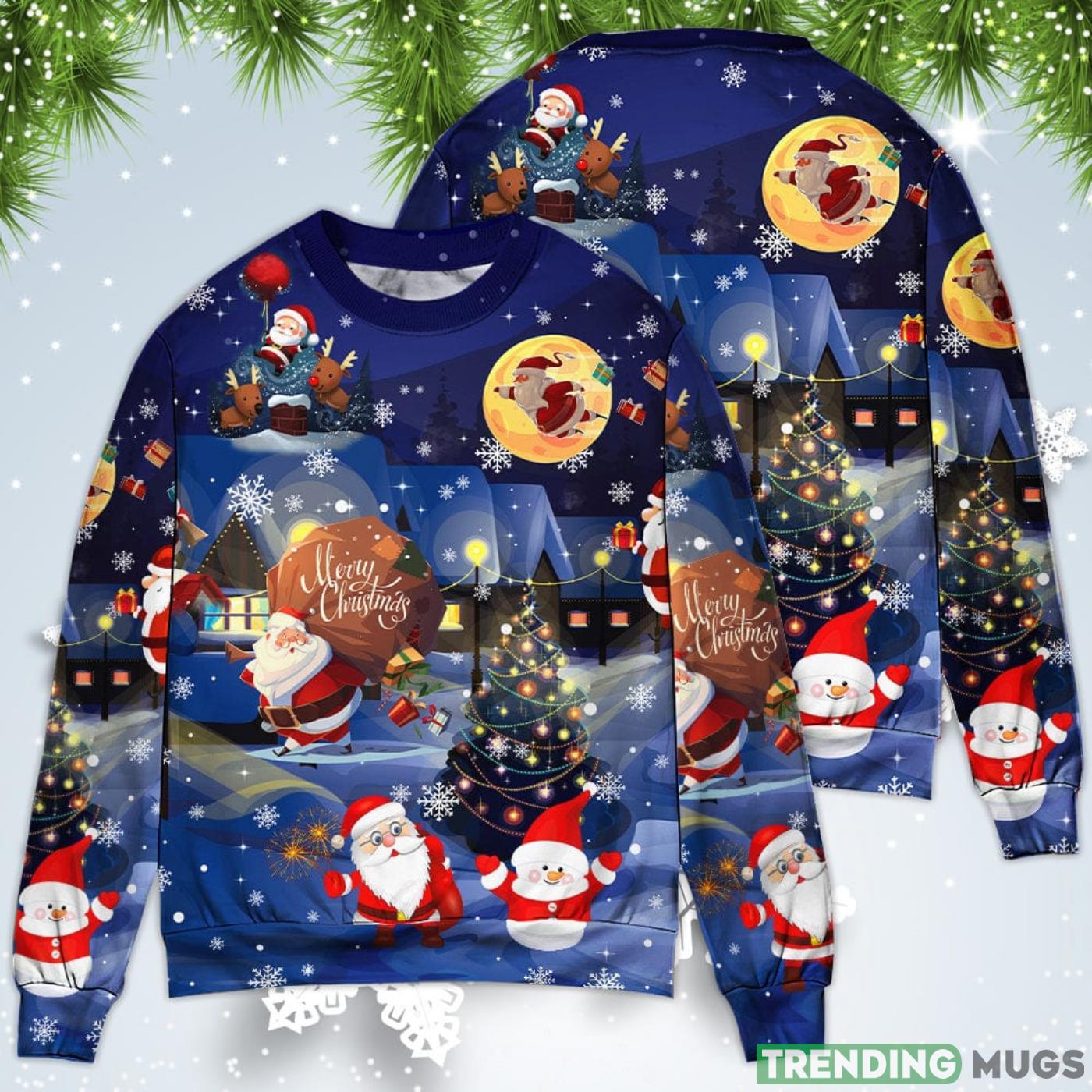 Love Santa And Gifts Christmas Sweatshirt Sweater Sweater Love Santa And Gifts Christmas Sweatshirt Sweater Sweater