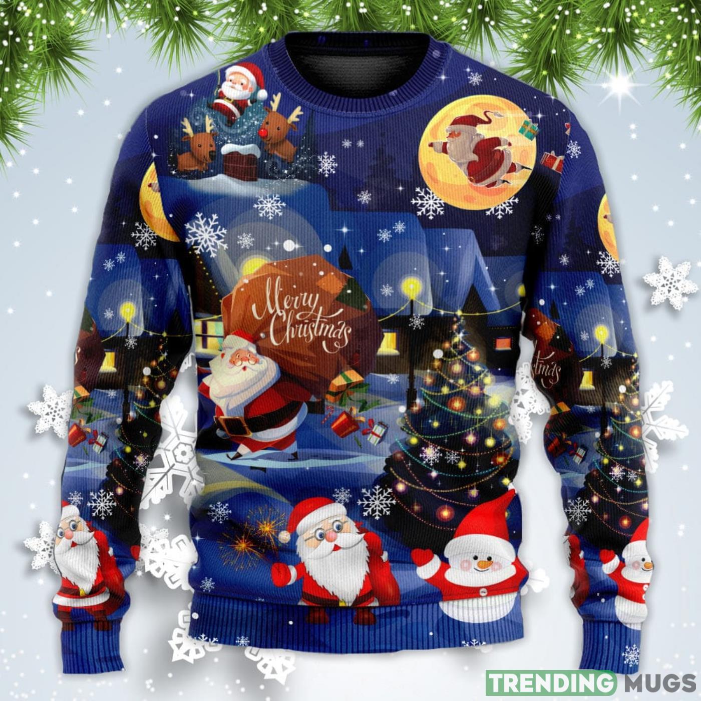 Love Santa And Gifts Christmas Sweatshirt Sweater Sweater Love Santa And Gifts Christmas Sweatshirt Sweater Sweater