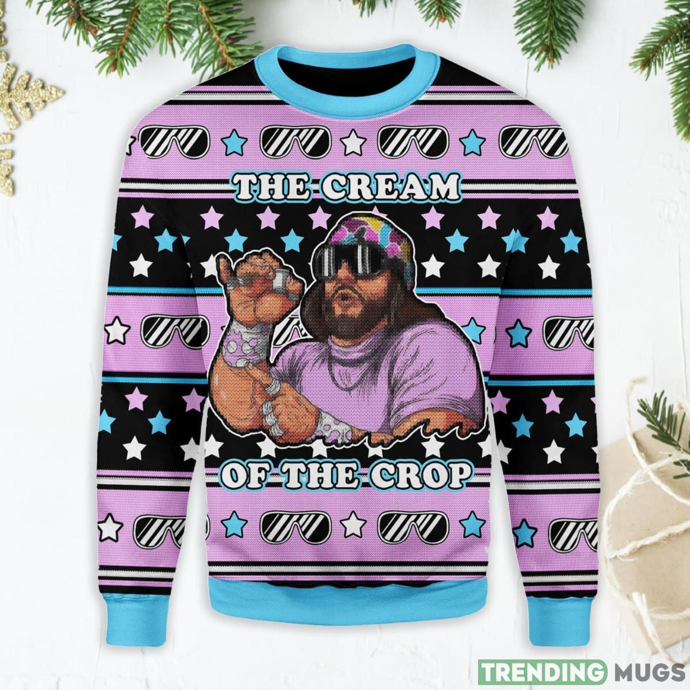 Macho Man Ugly Christmas Sweater Product Photo 1