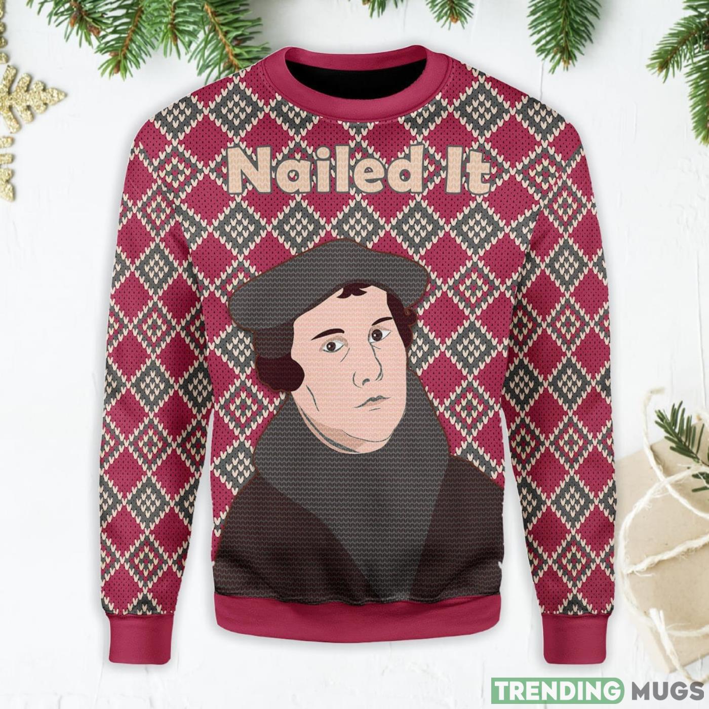 Martin Luther Ugly Christmas Sweater Product Photo 1 Martin Luther Ugly Christmas Sweater Product Photo 1
