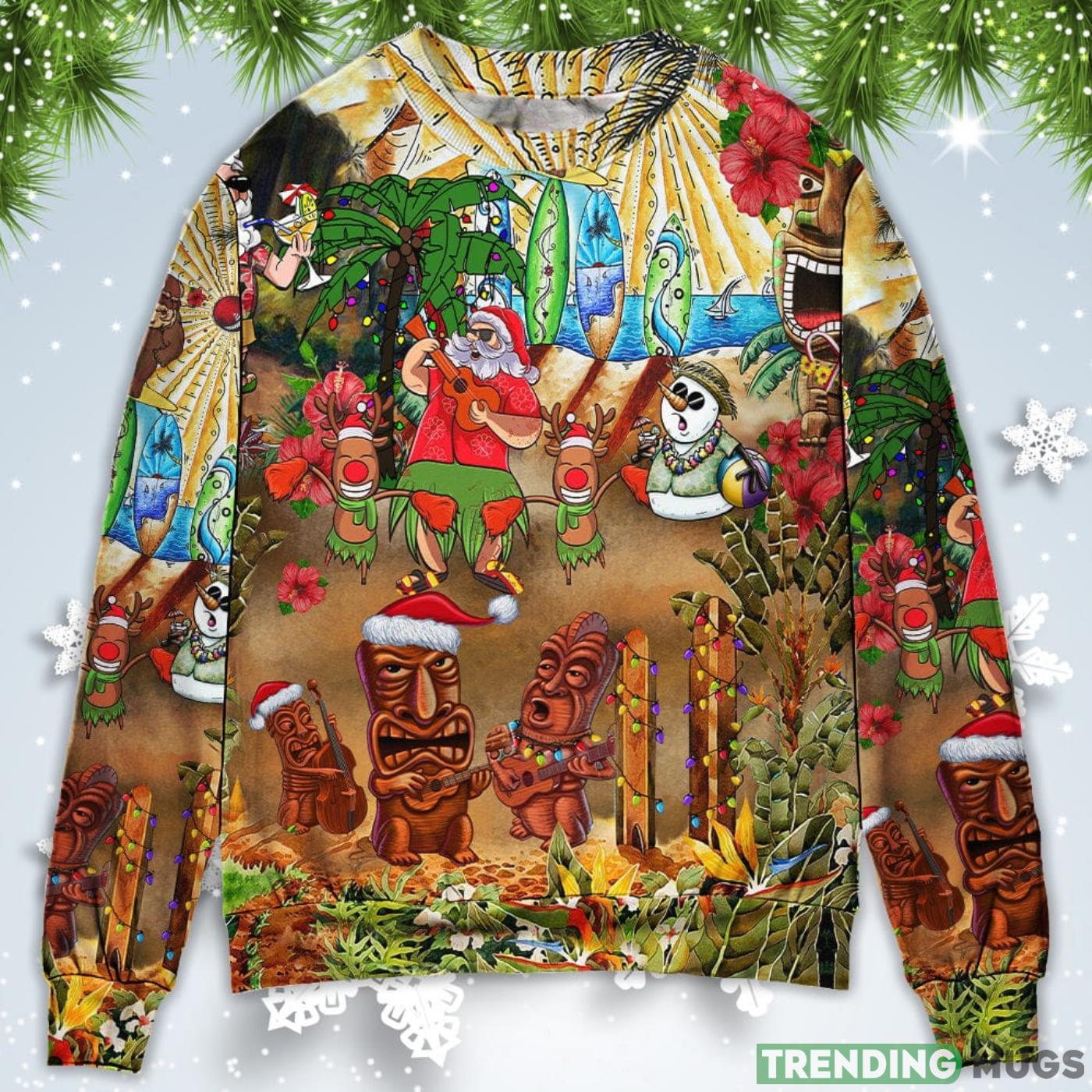 Mele Kalikimaka From Hawaii Christmas Sweatshirt Sweater Product Photo 1 Mele Kalikimaka From Hawaii Christmas Sweatshirt Sweater Product Photo 1