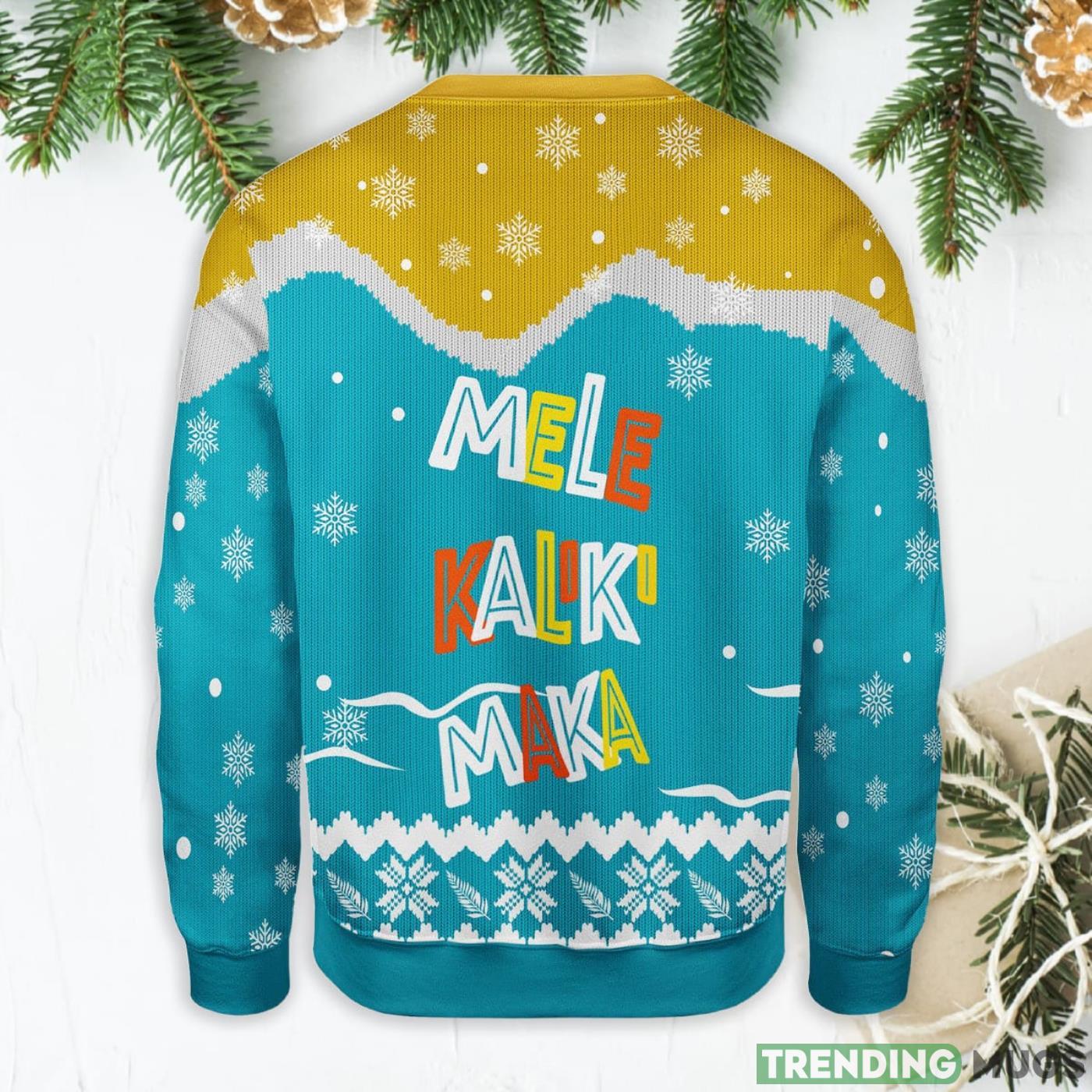 Mele Kalikimaka Surfing Santa Ugly Christmas Sweater Sweater Mele Kalikimaka Surfing Santa Ugly Christmas Sweater Sweater