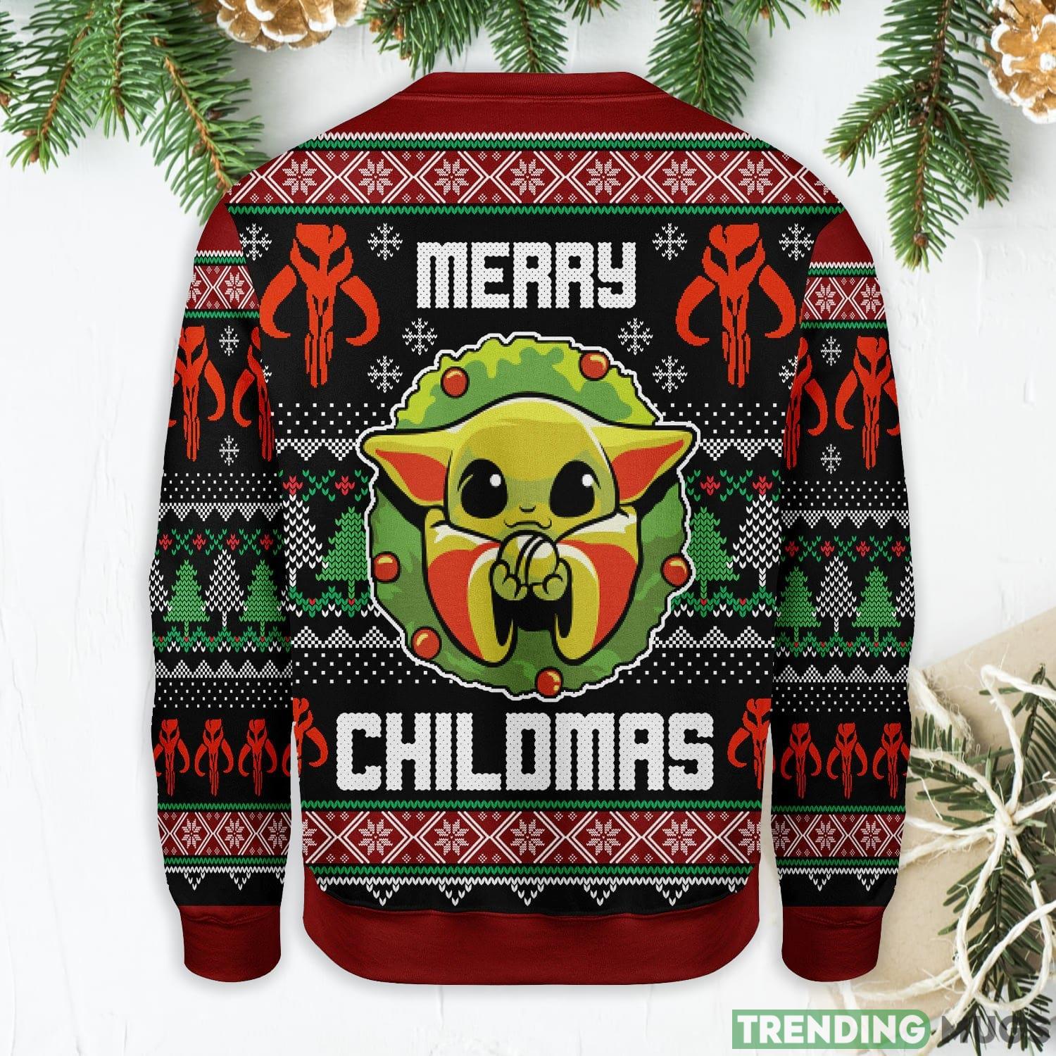 Merry Chilma Baby Yoda Ugly Christmas Sweater Sweater Merry Chilma Baby Yoda Ugly Christmas Sweater Sweater