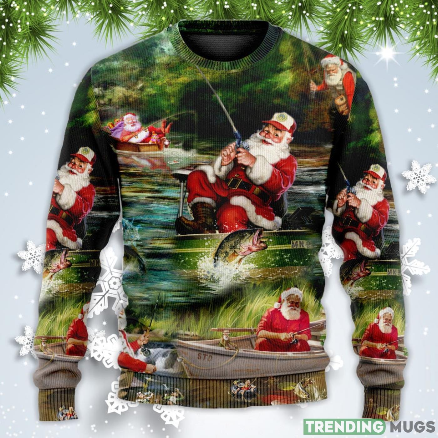 Merry Fishmasand A Happy New Reel Christmas Sweatshirt Sweater Sweater Merry Fishmasand A Happy New Reel Christmas Sweatshirt Sweater Sweater