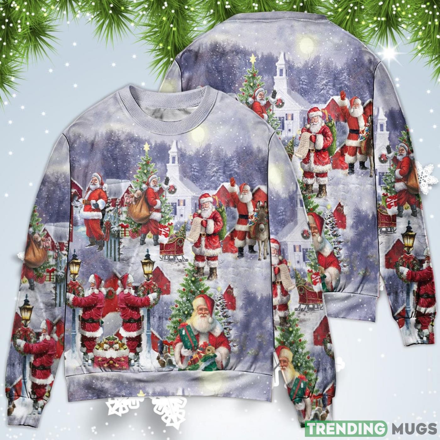 Merry Xmas Santa Claus Is Coming Christmas Sweatshirt Sweater Sweater Merry Xmas Santa Claus Is Coming Christmas Sweatshirt Sweater Sweater