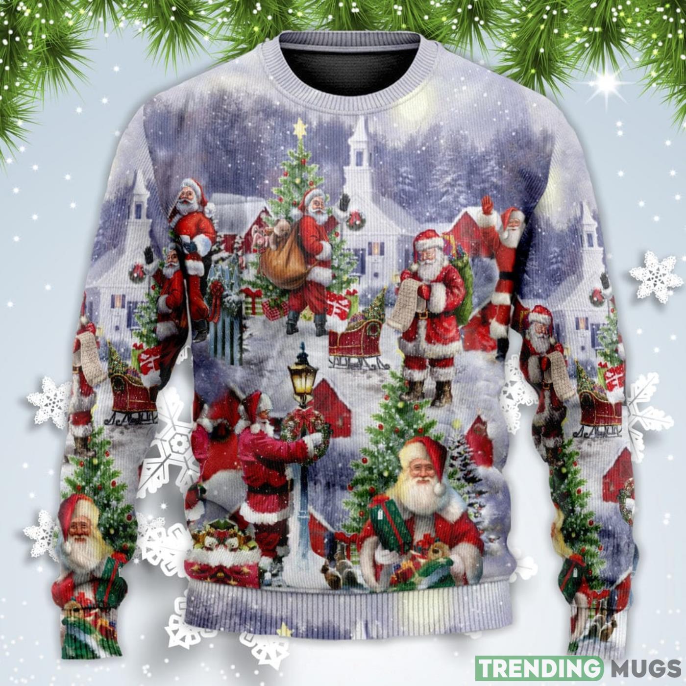 Merry Xmas Santa Claus Is Coming Christmas Sweatshirt Sweater Sweater Merry Xmas Santa Claus Is Coming Christmas Sweatshirt Sweater Sweater