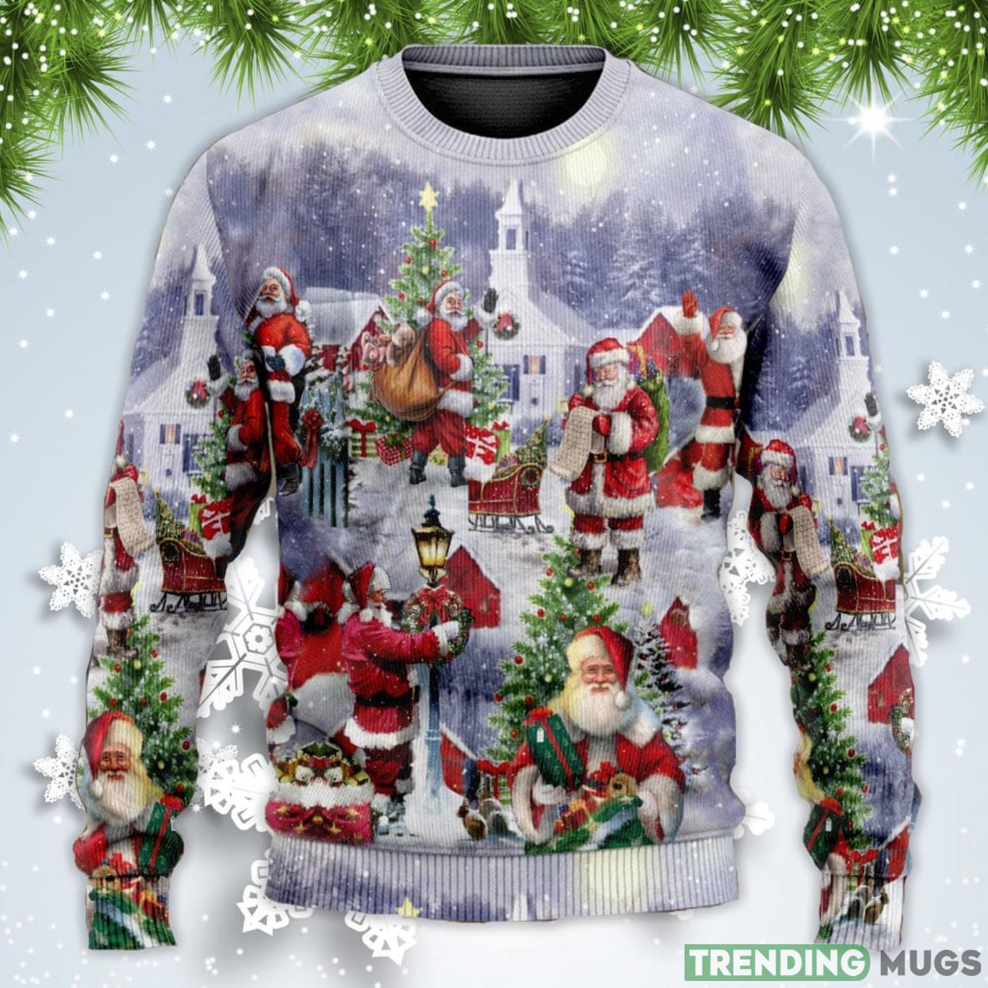 Merry Xmas Santa Claus Is Coming Christmas Sweatshirt Sweater Sweater Merry Xmas Santa Claus Is Coming Christmas Sweatshirt Sweater Sweater