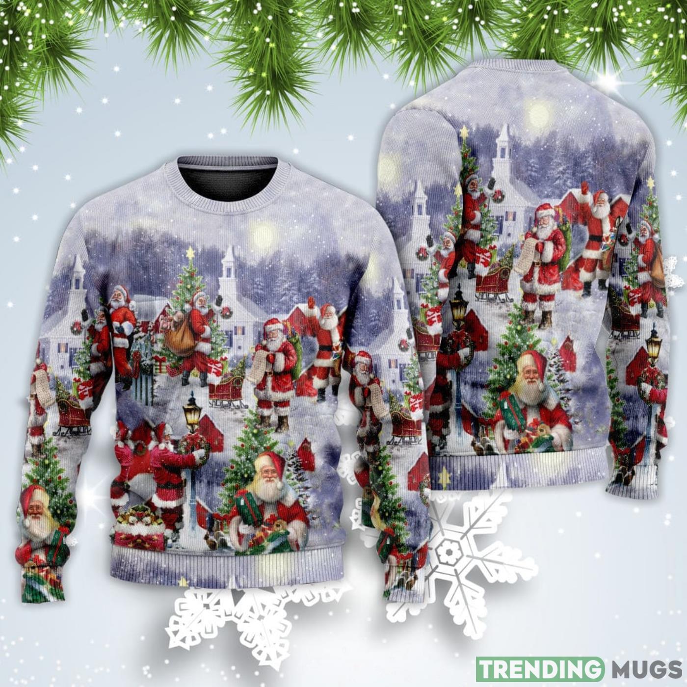 Merry Xmas Santa Claus Is Coming Christmas Sweatshirt Sweater Sweater Merry Xmas Santa Claus Is Coming Christmas Sweatshirt Sweater Sweater